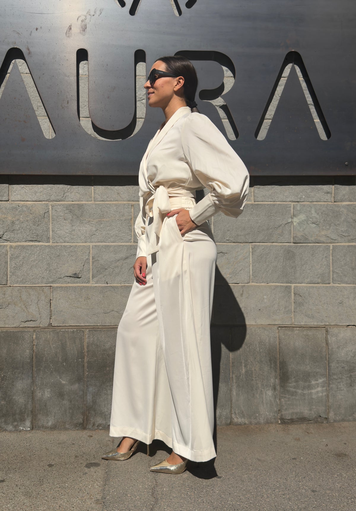 Tailleur effetto seta - TL2610