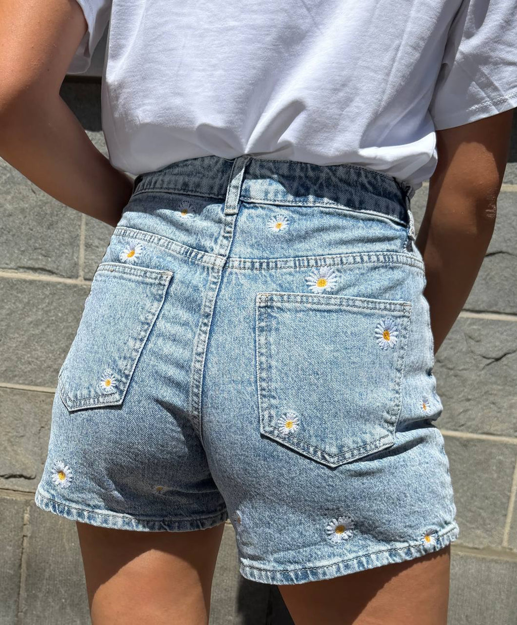 Shorts con margherite - SH2602