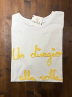 T-shirt con scritta - TS2605