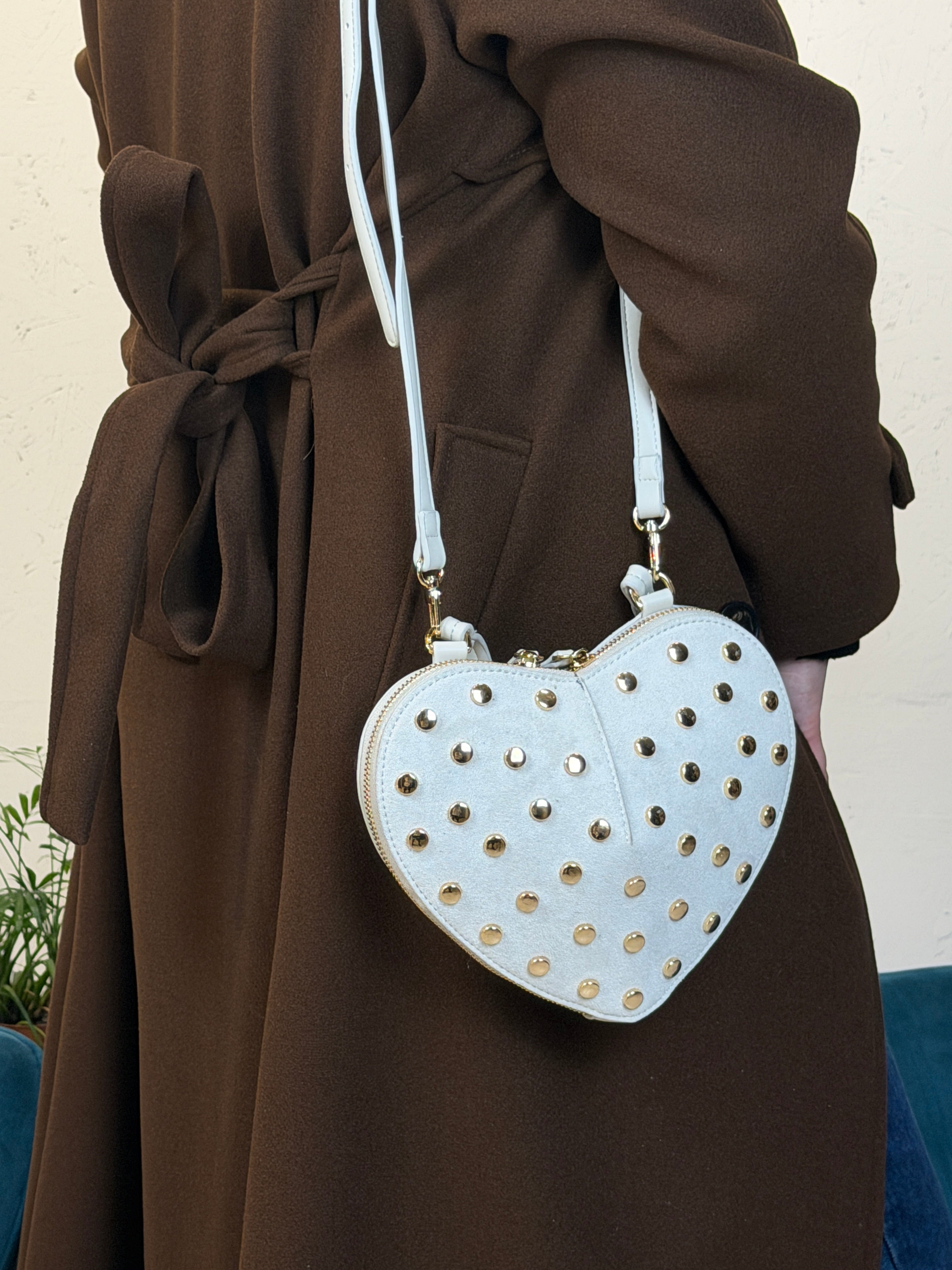 Borsa cuore borchiata - BS2602