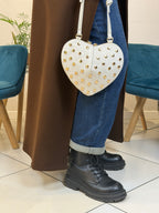 Borsa cuore borchiata - BS2602