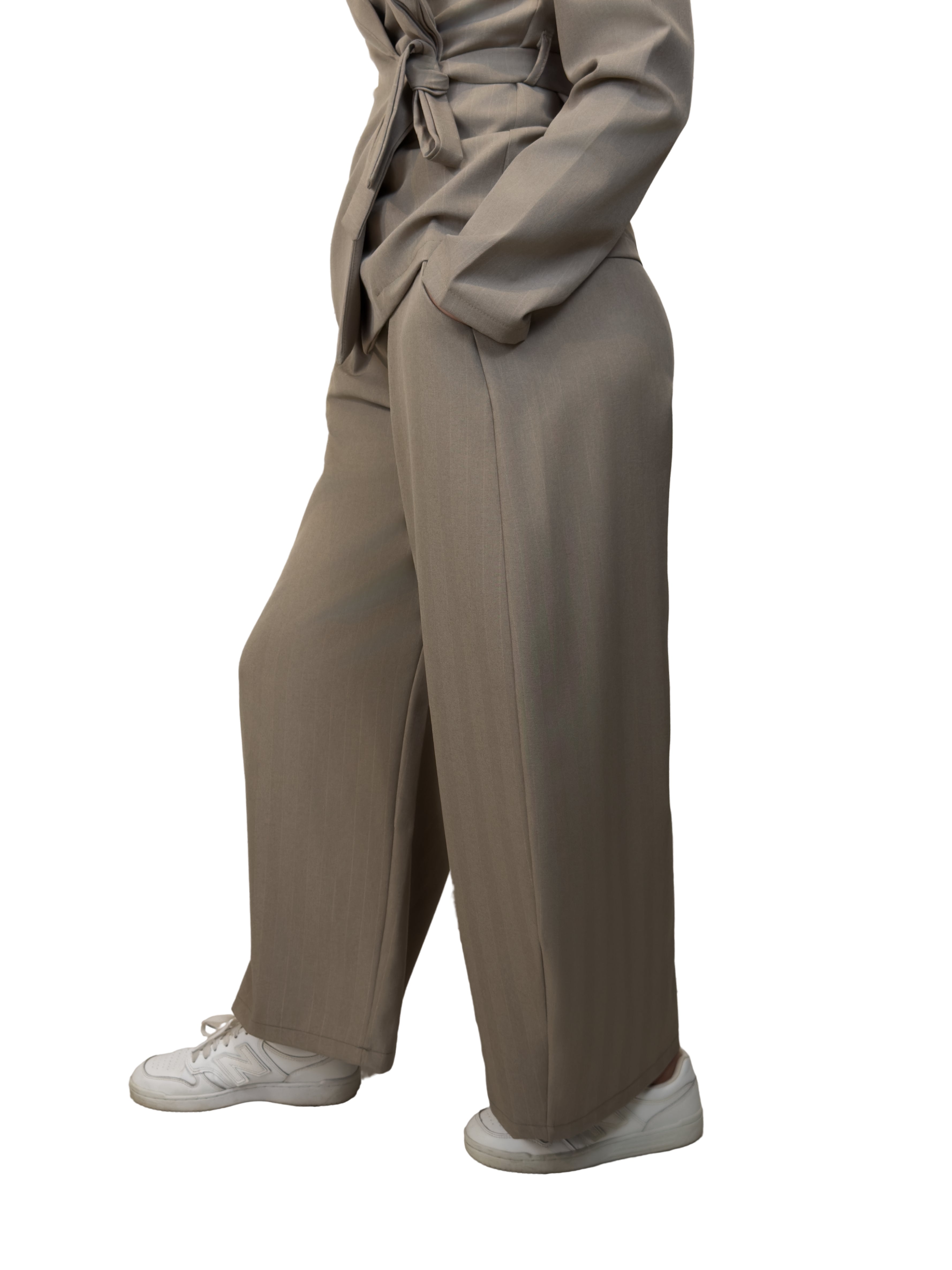 Pantalone balloon gessato - PL2607