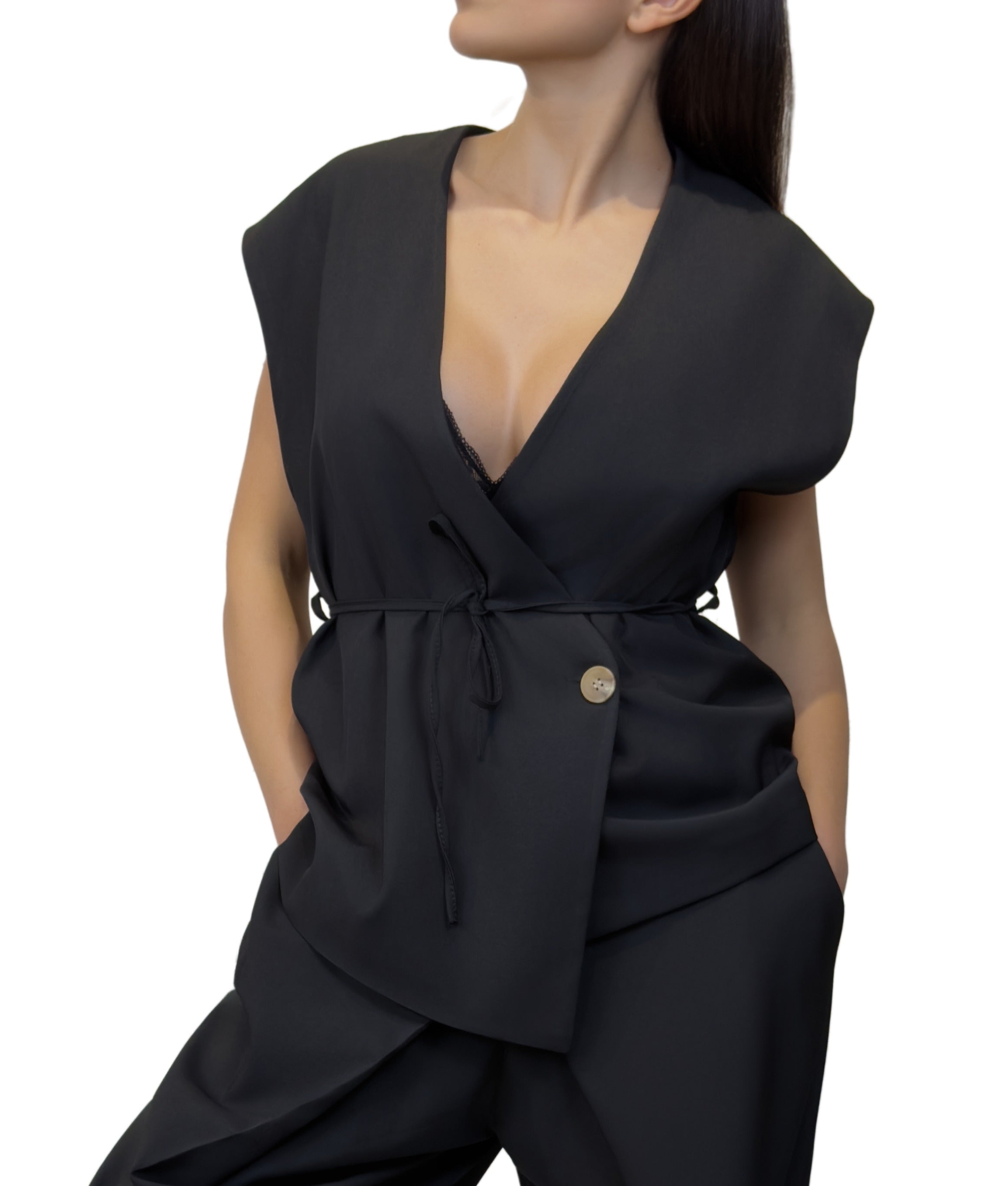 Gilet con cintura - GL2602