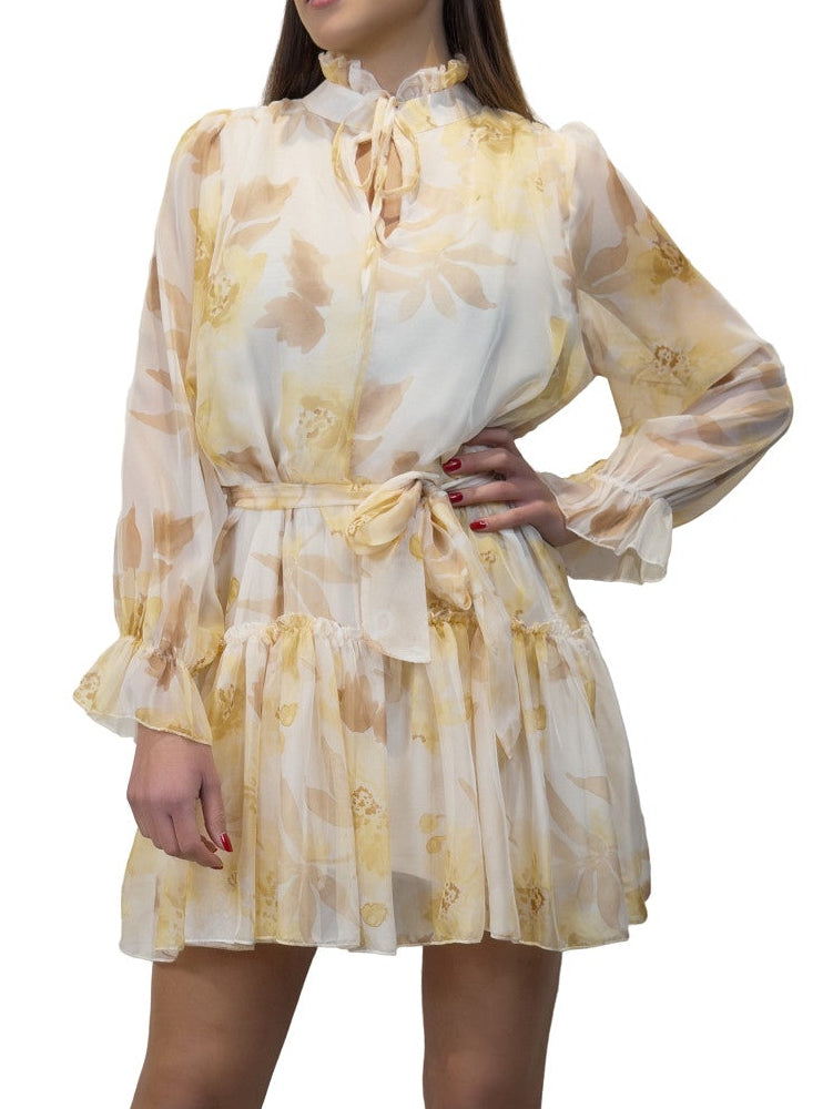 Vestito in fantasia floreale - VT2601