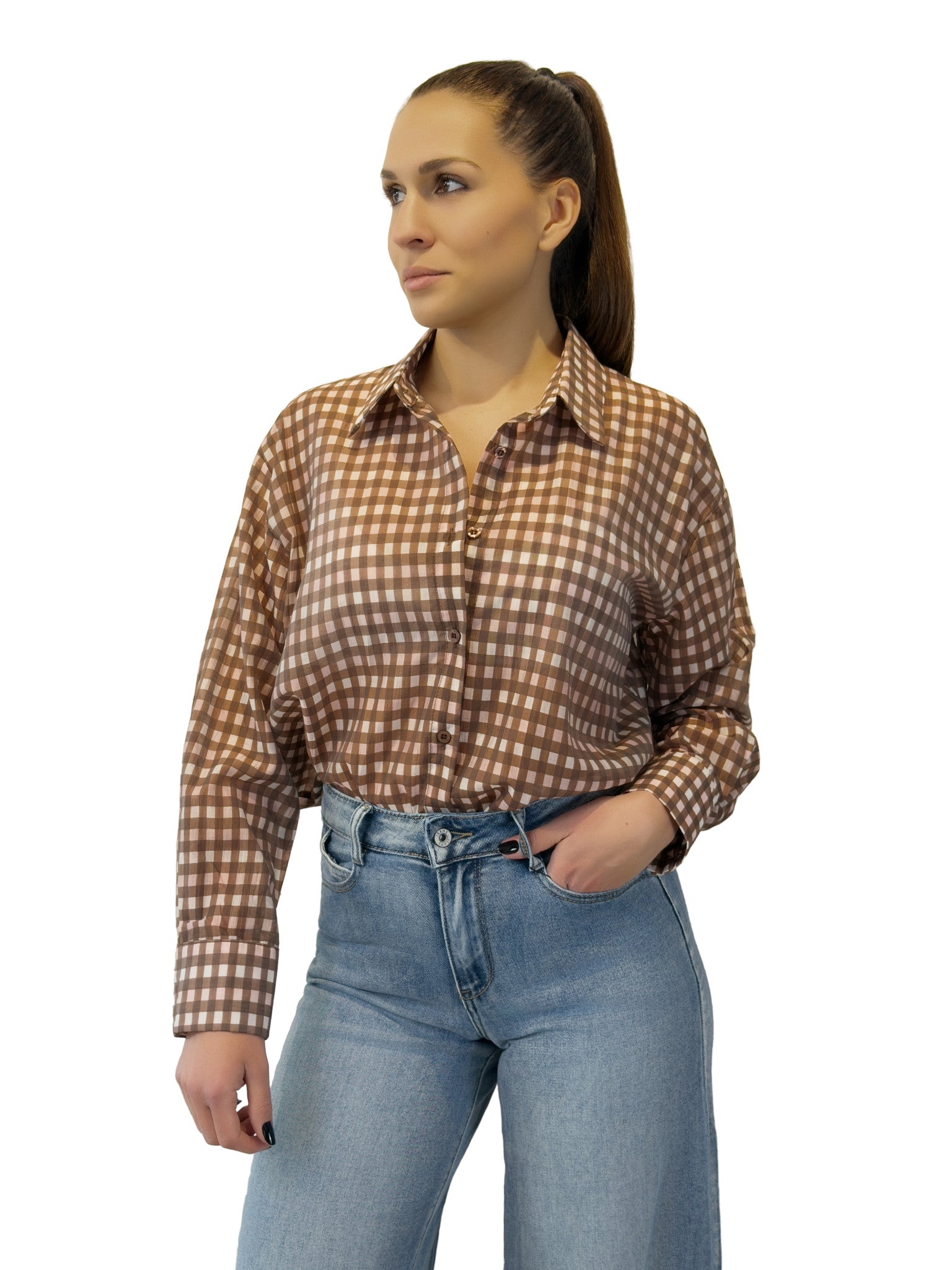 Camicia a quadri piccoli - CM2608