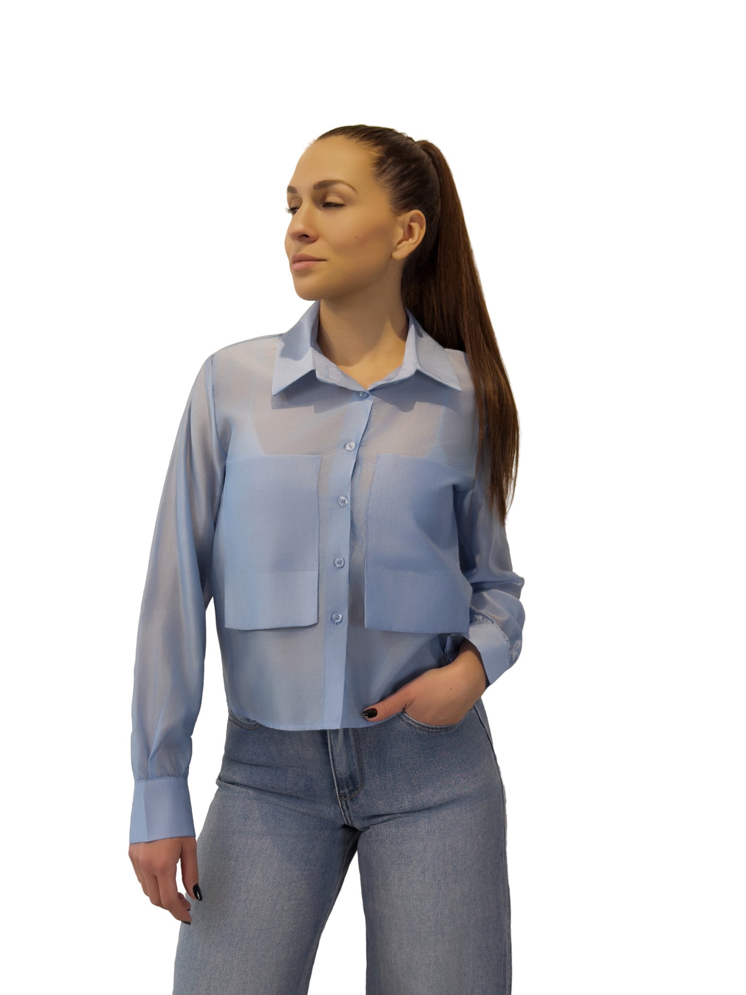 Camicia in raso - CM2613