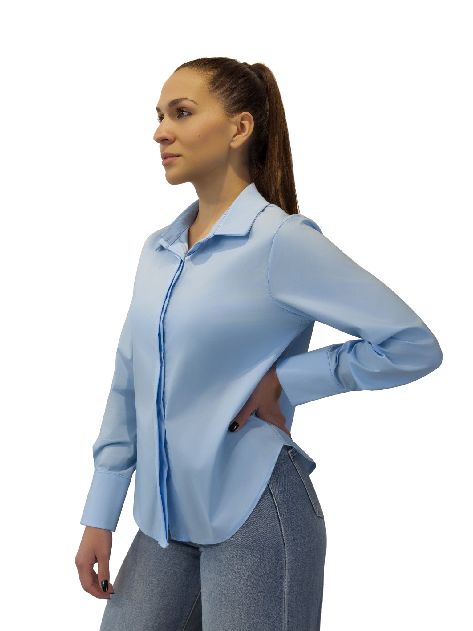 Camicia basic in cotone - CM2614