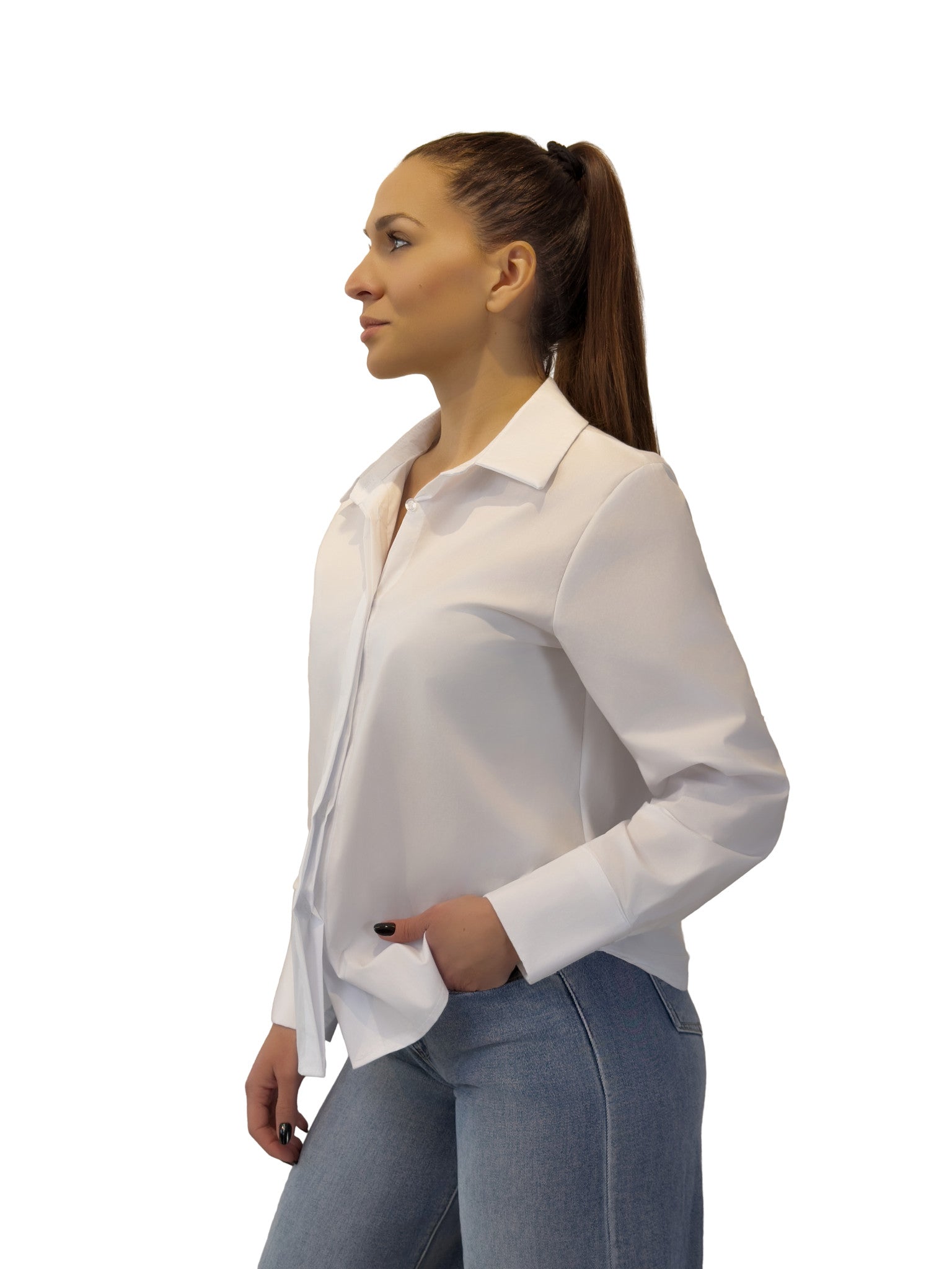 Camicia basic in cotone - CM2614