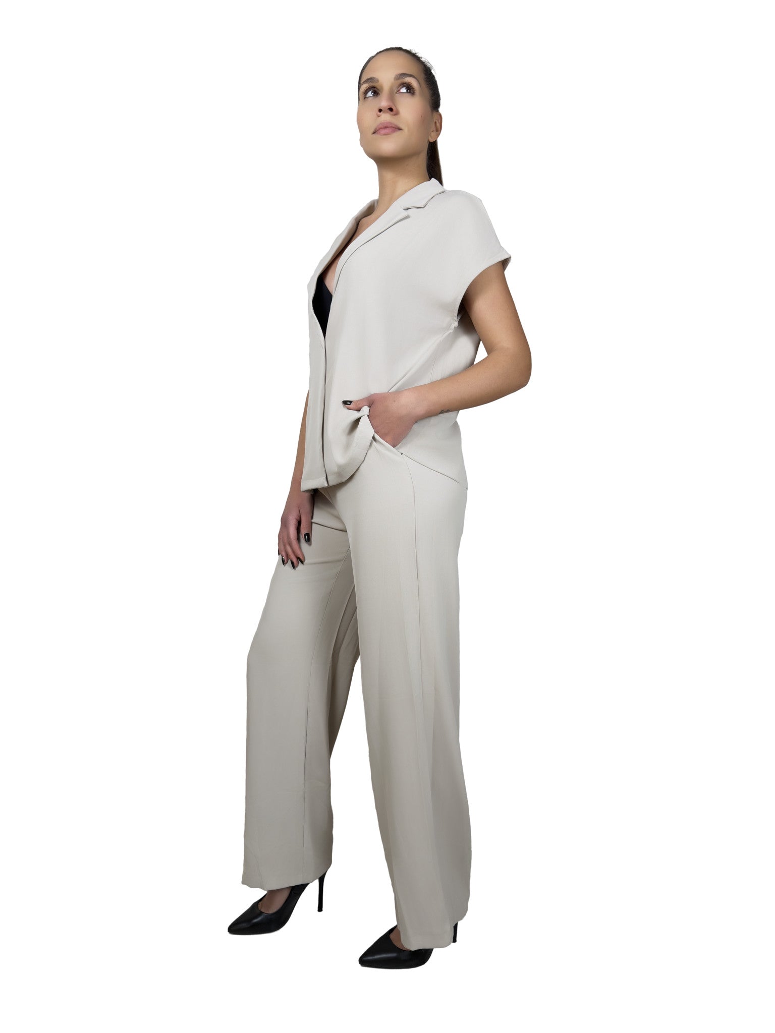 Tailleur con giacca mezza manica - TL2611