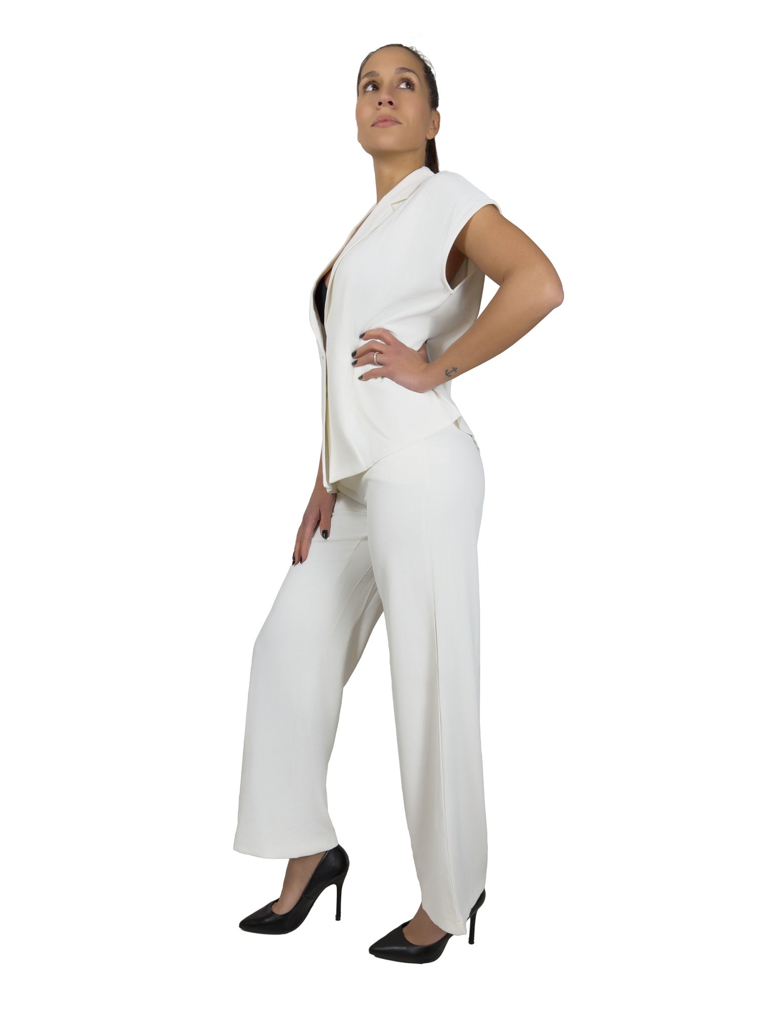 Tailleur con giacca mezza manica - TL2611