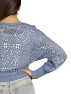 Cardigan traforato  incrociato - MA2641