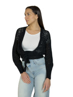 Cardigan traforato  incrociato - MA2641