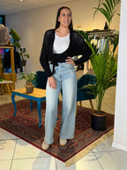 Cardigan traforato  incrociato - MA2641