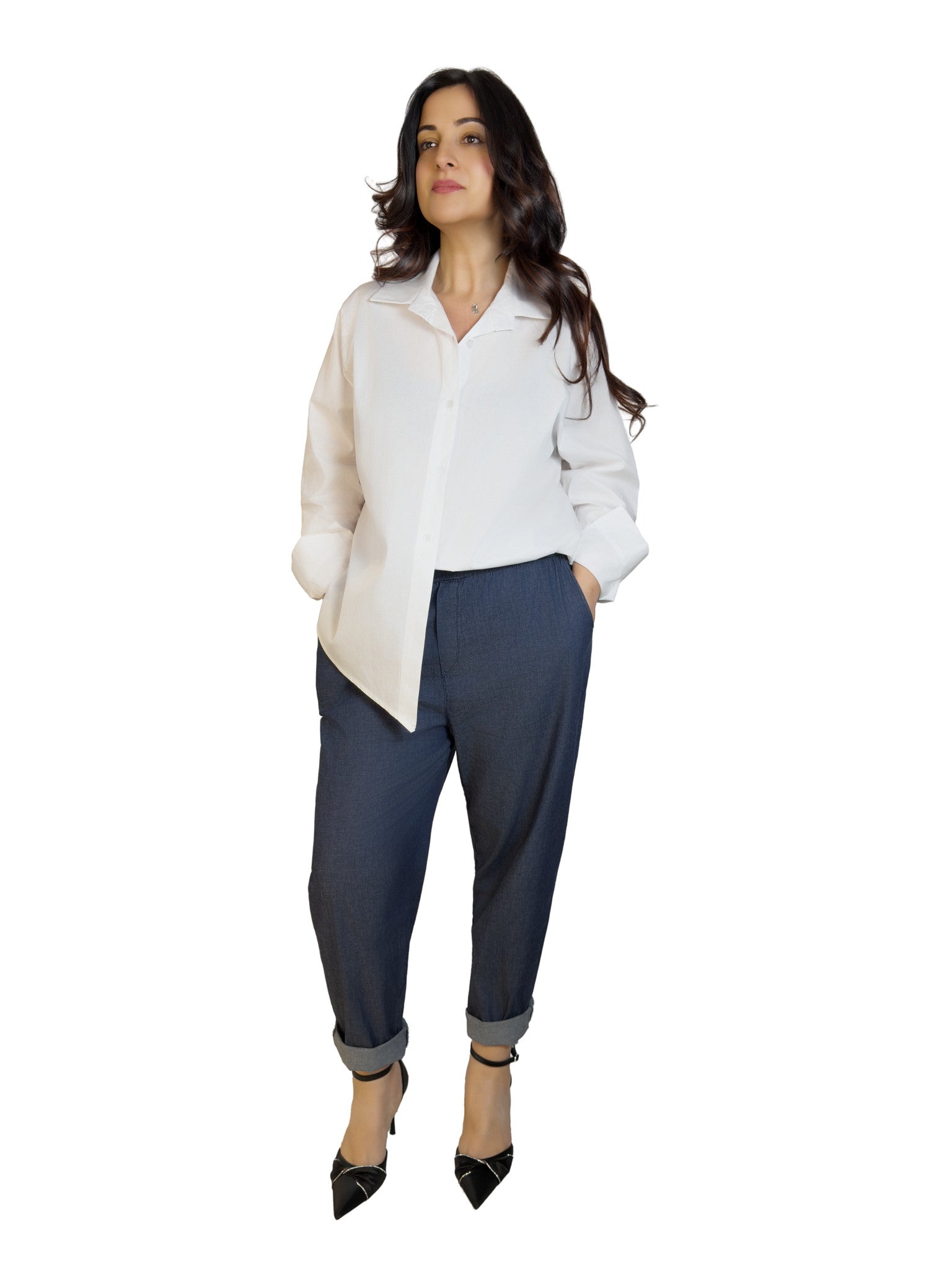 Pantalone chambry jeans - PA2628