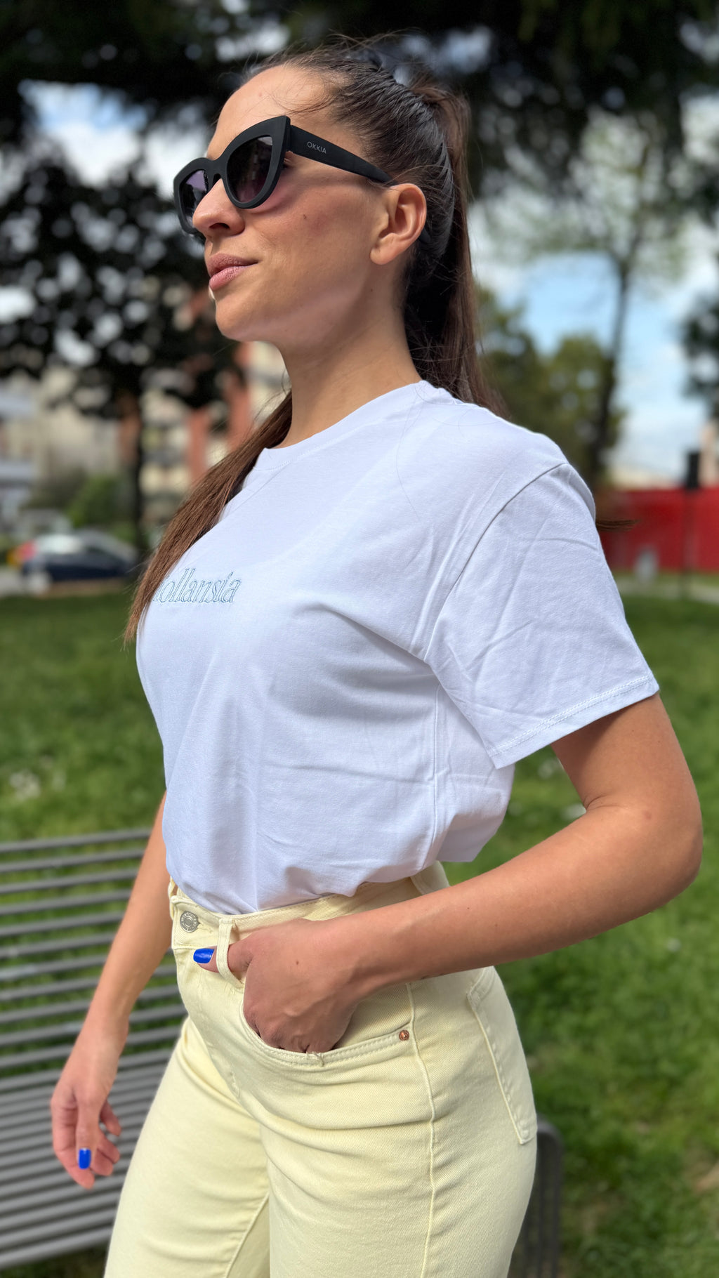 T-shirt con scritta - TS2605