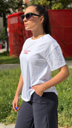 T-shirt con scritta - TS2605
