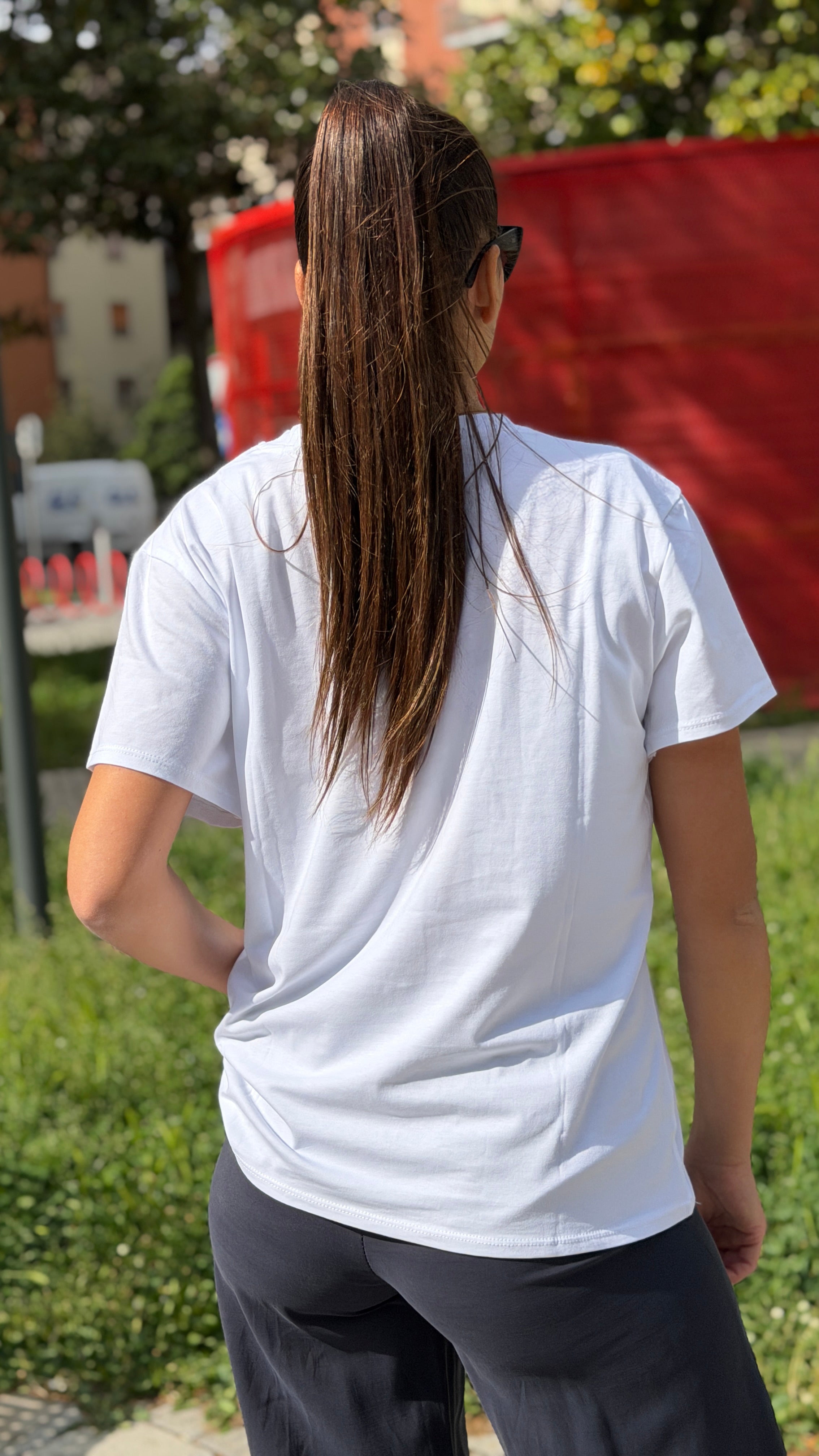 T-shirt con scritta - TS2605