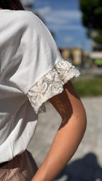 T-shirt con pizzo - TS2617