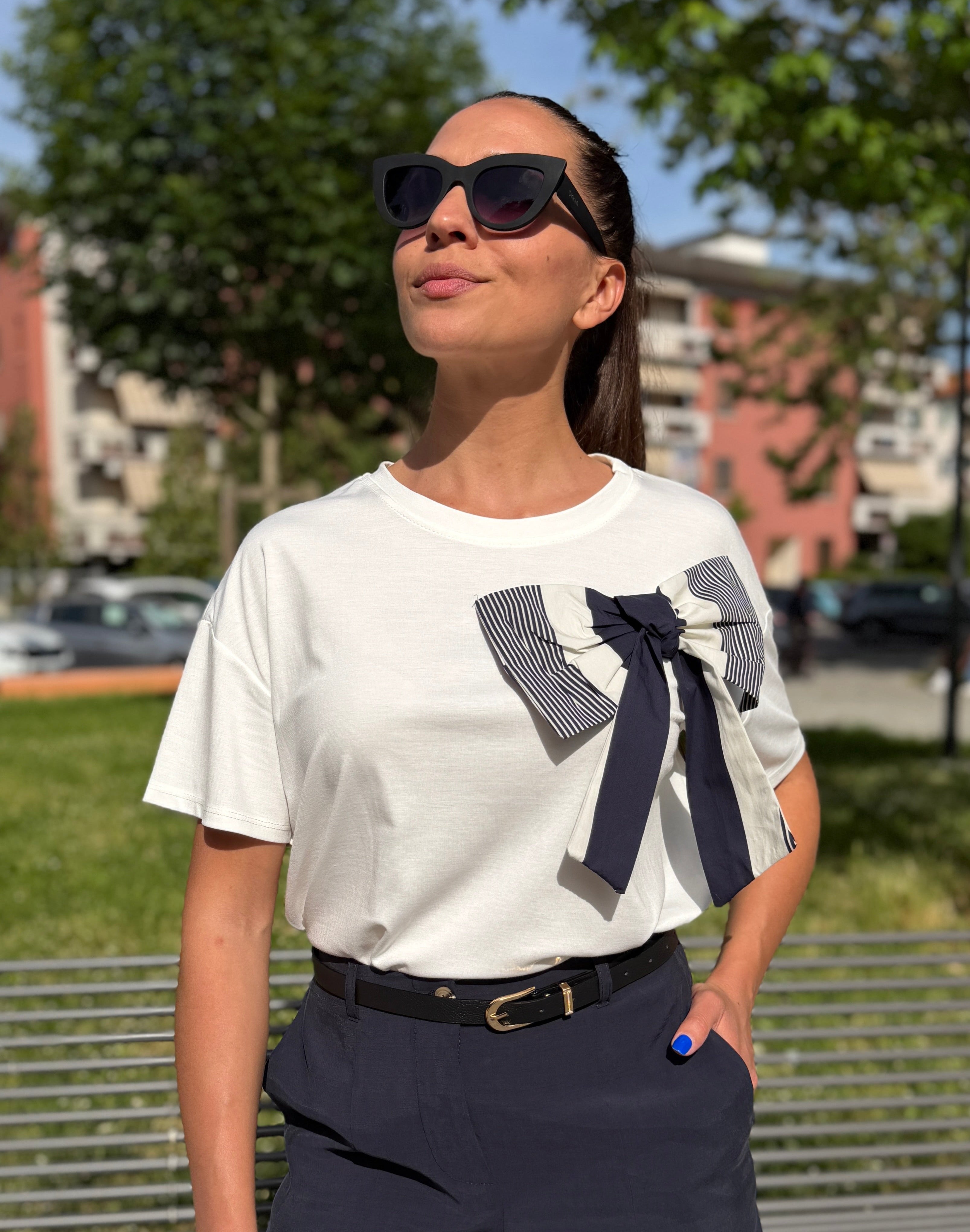 T-shirt fiocco - TS2619