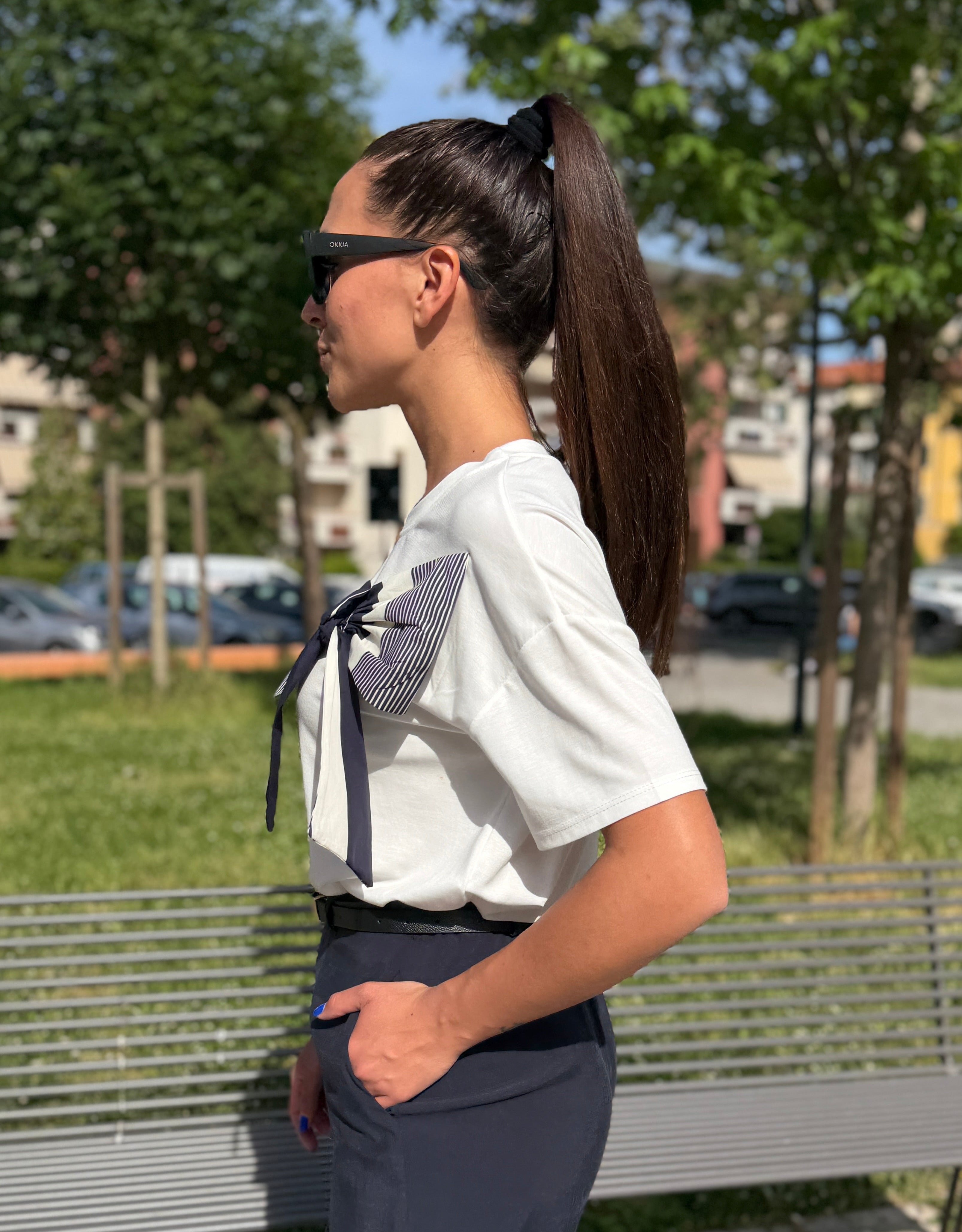 T-shirt fiocco - TS2619