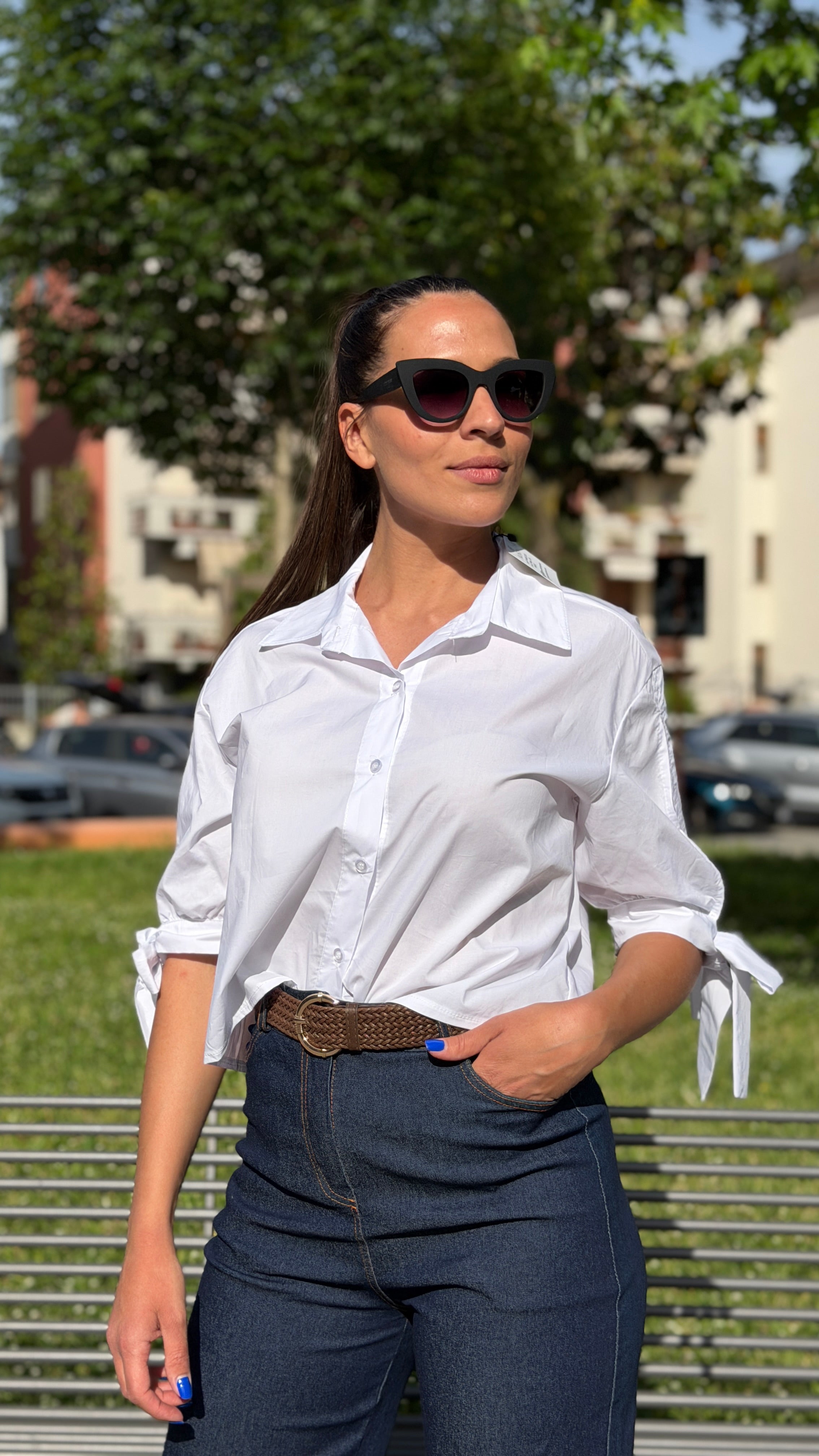 Camicia crop - CM2672