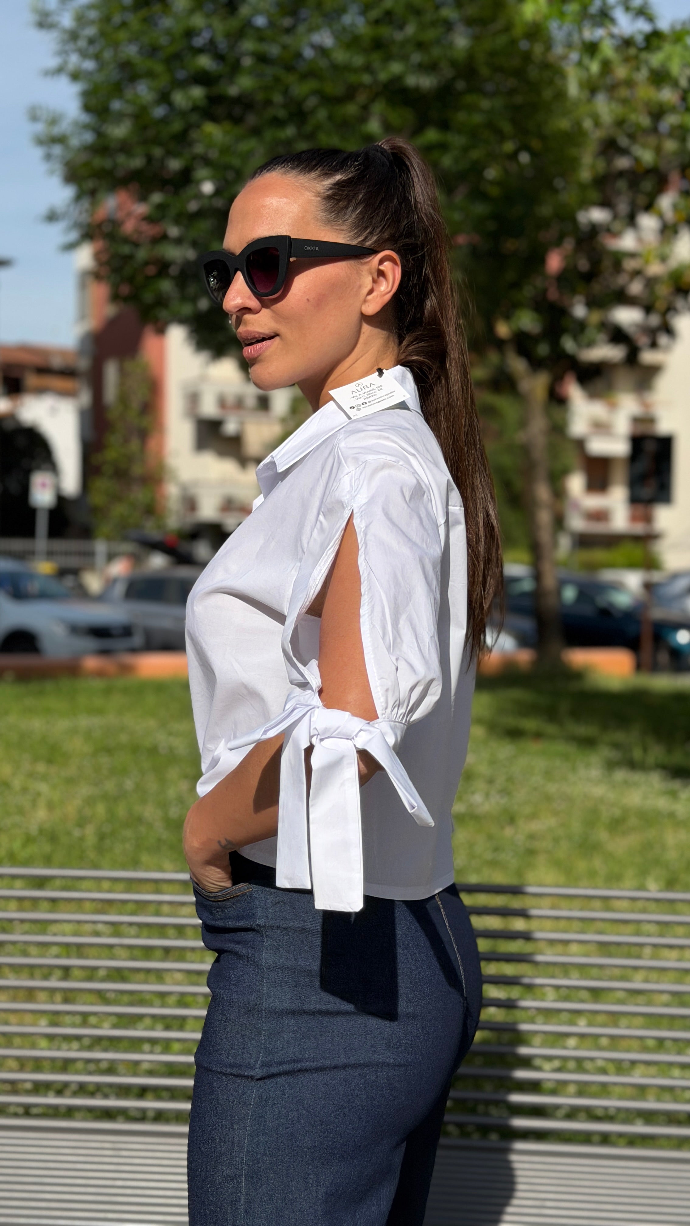 Camicia crop - CM2672