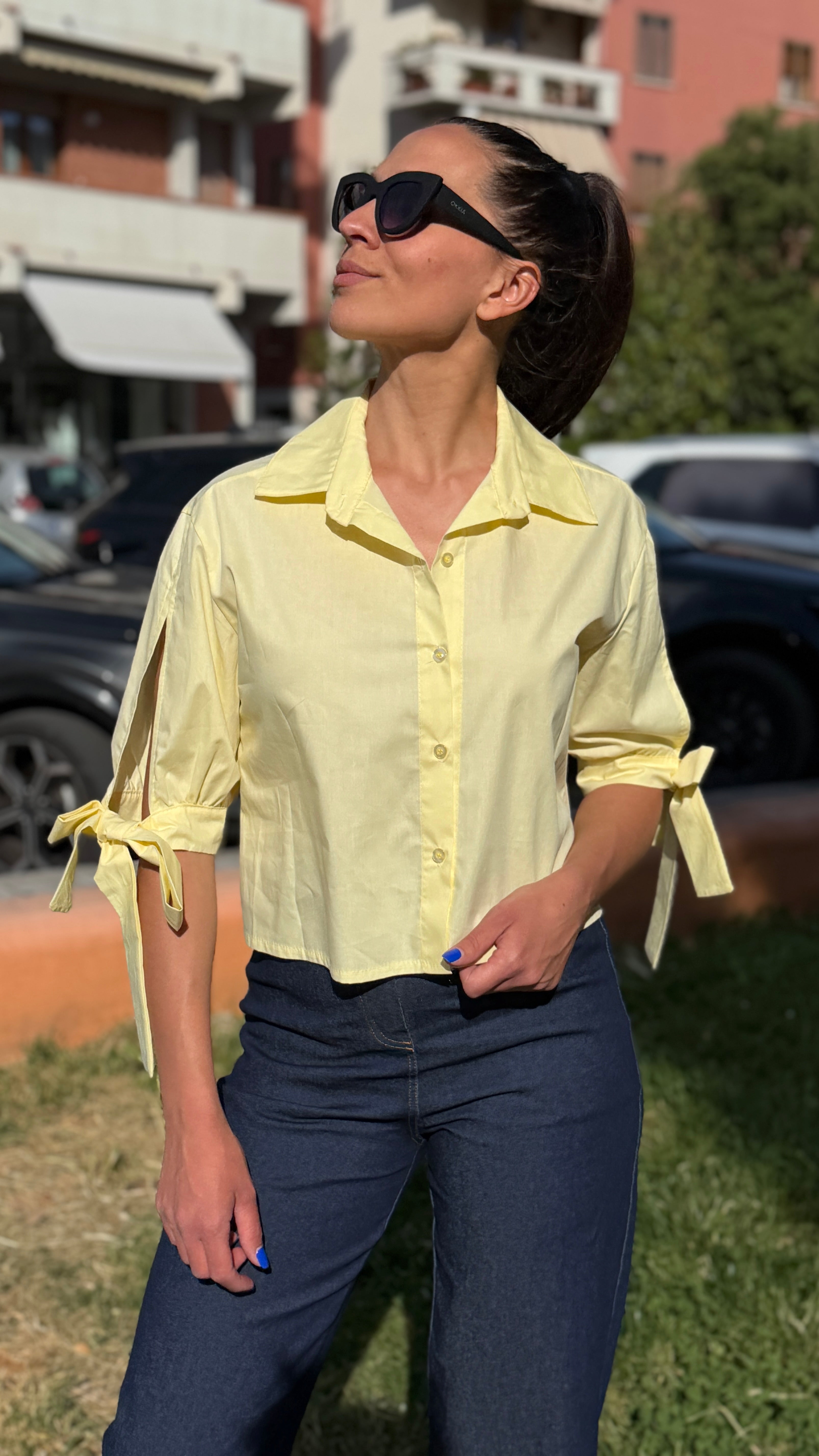 Camicia crop - CM2672