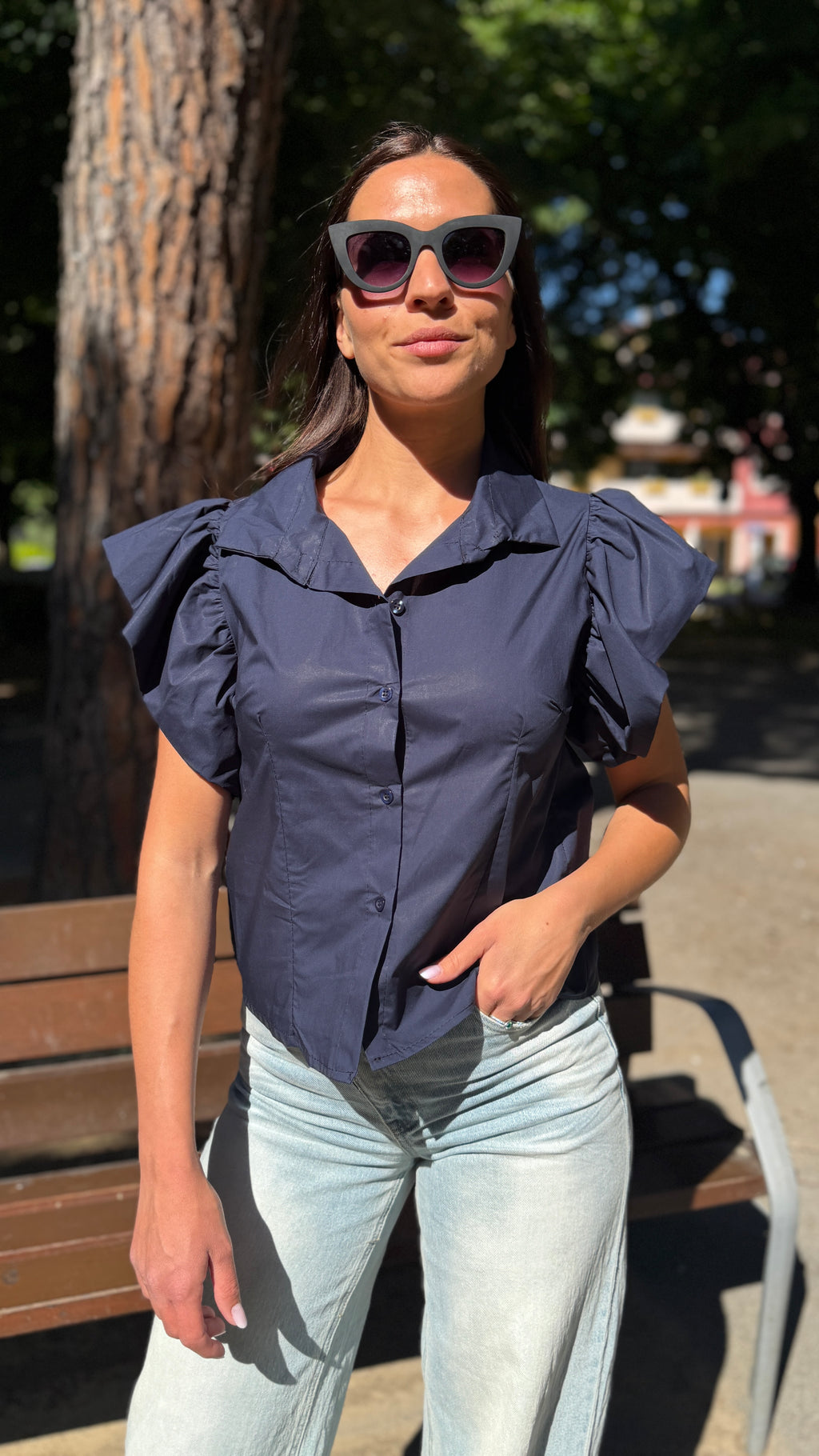 Camicia crop - CM2687