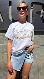 T-shirt Di mattina non parlate - TS2605