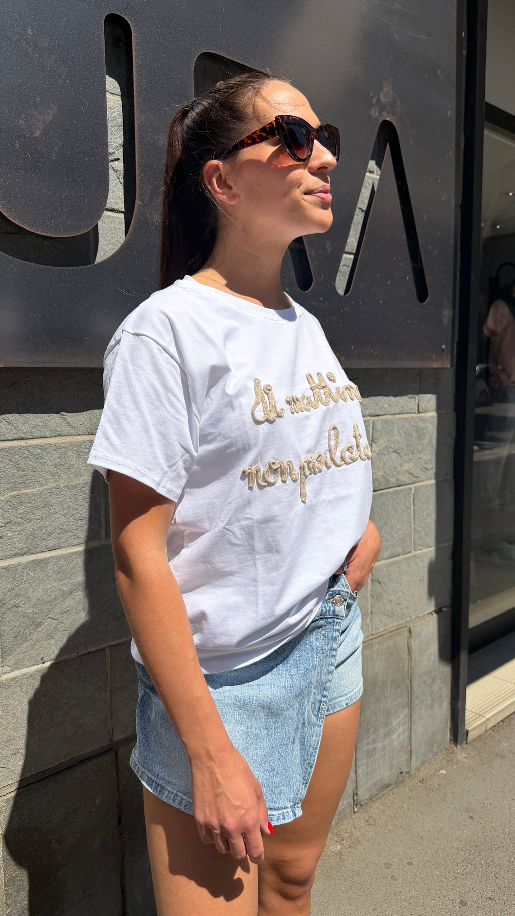T-shirt Di mattina non parlate - TS2605