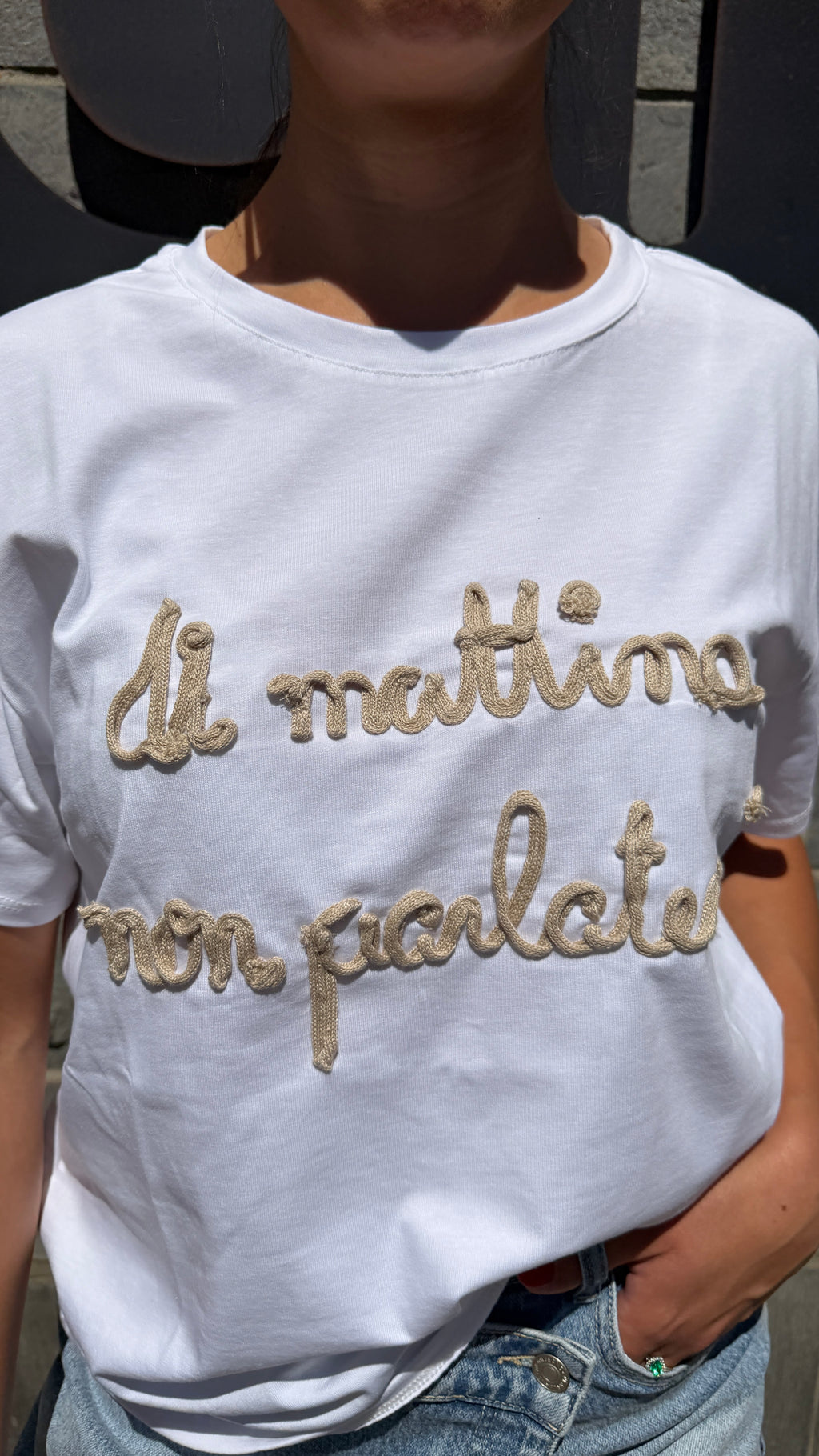 T-shirt Di mattina non parlate - TS2605