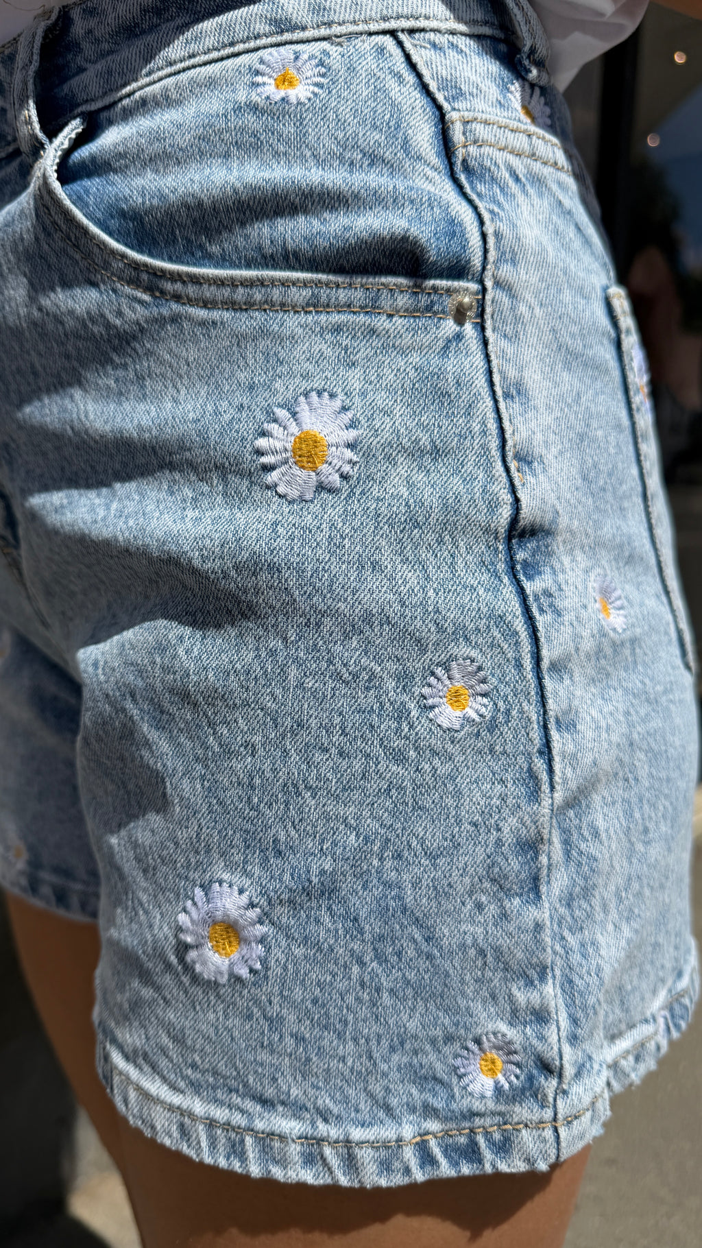 Shorts con margherite - SH2602