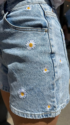 Shorts con margherite - SH2602