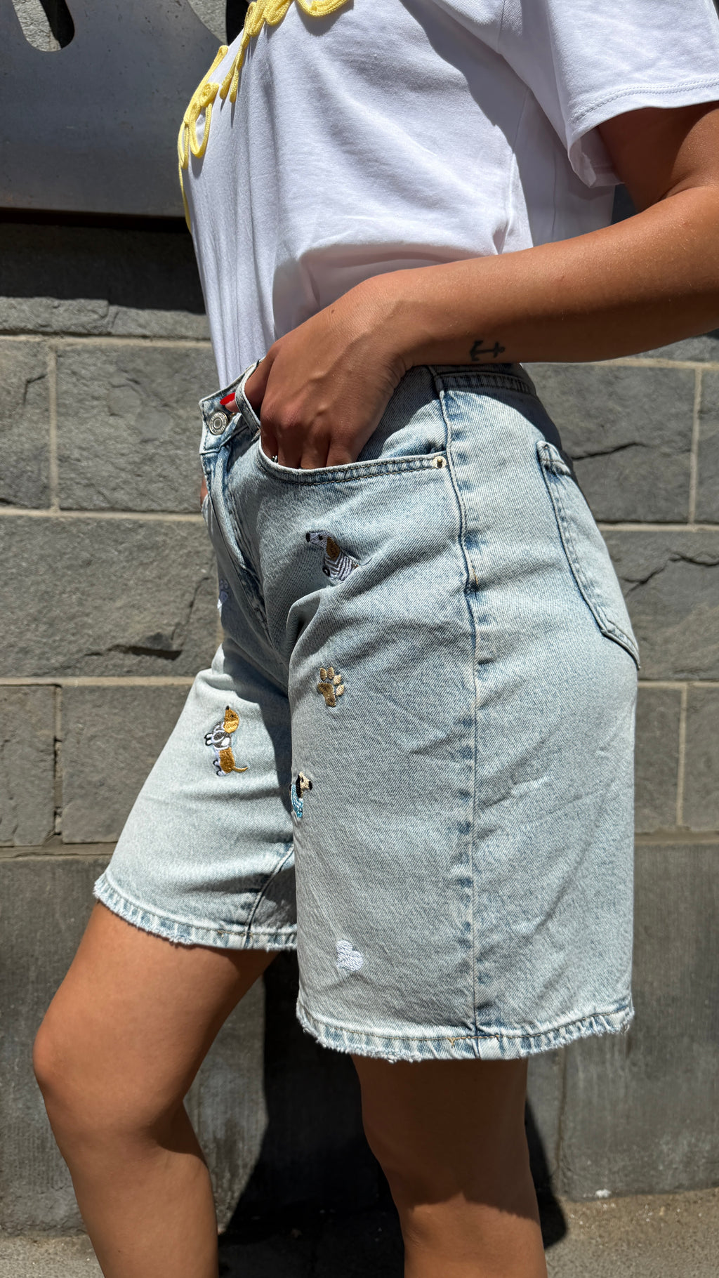 Bermuda con ricami - SH2604
