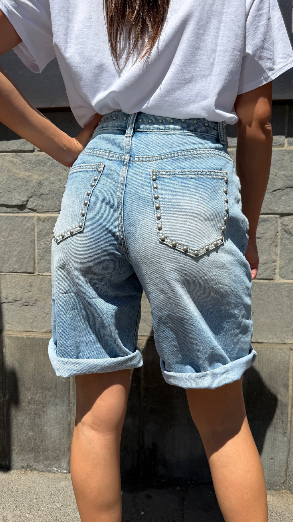 Bermuda con borchie - SH2605