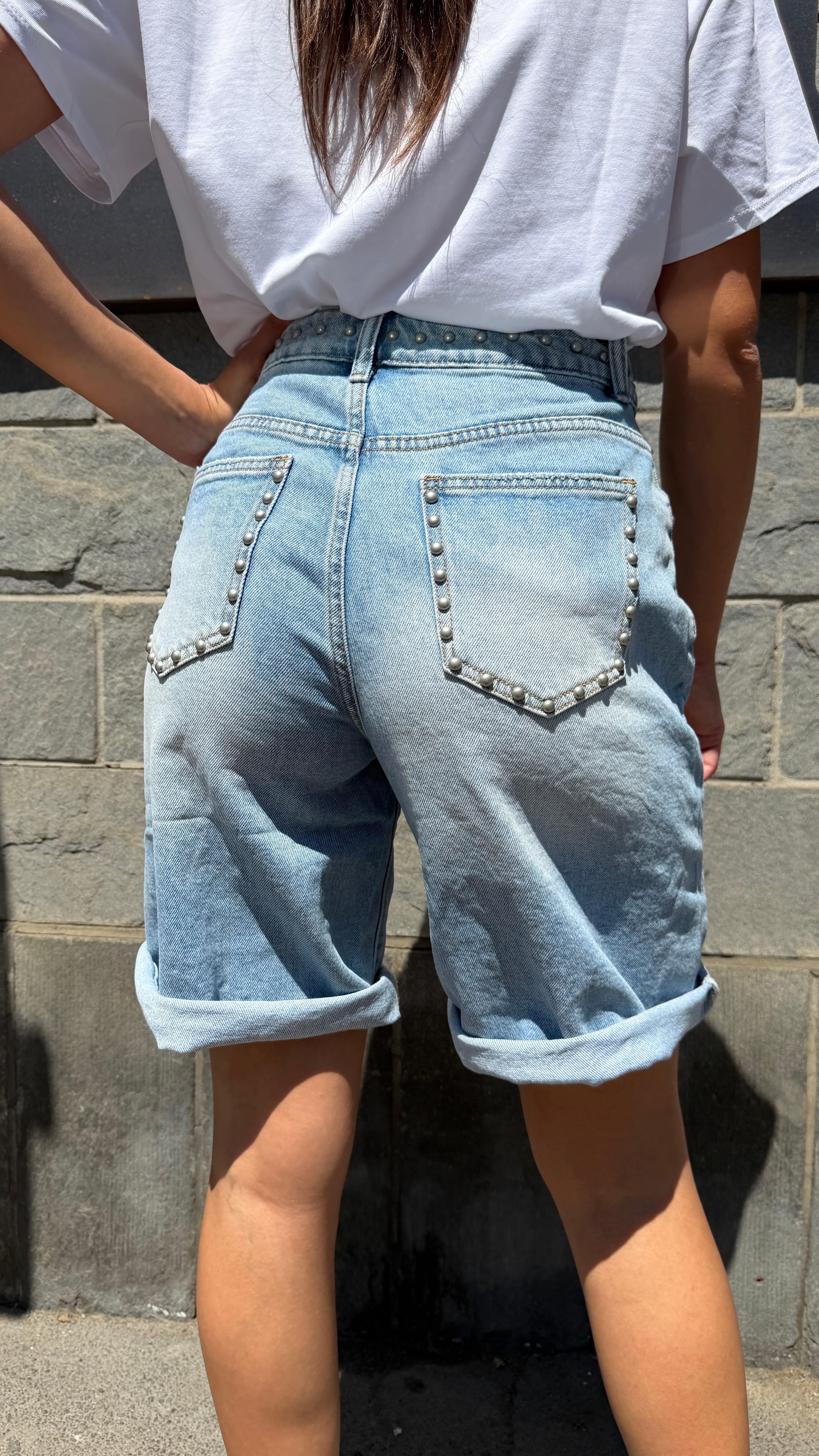 Bermuda con borchie - SH2605