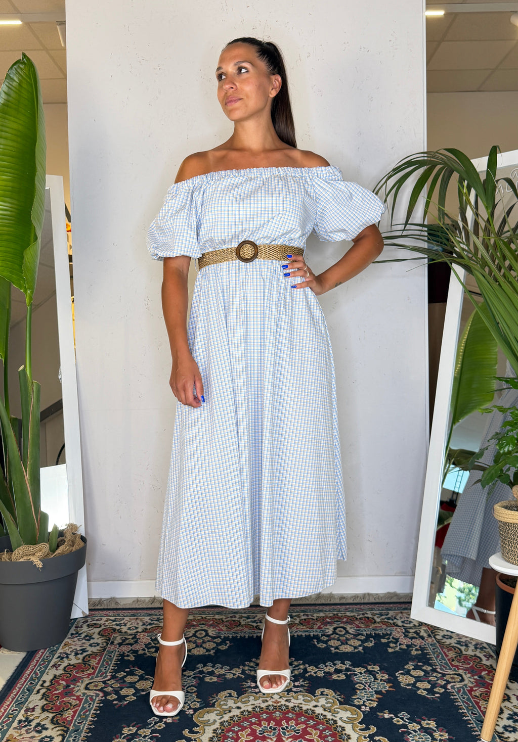 Vestito a quadretti - VT2654