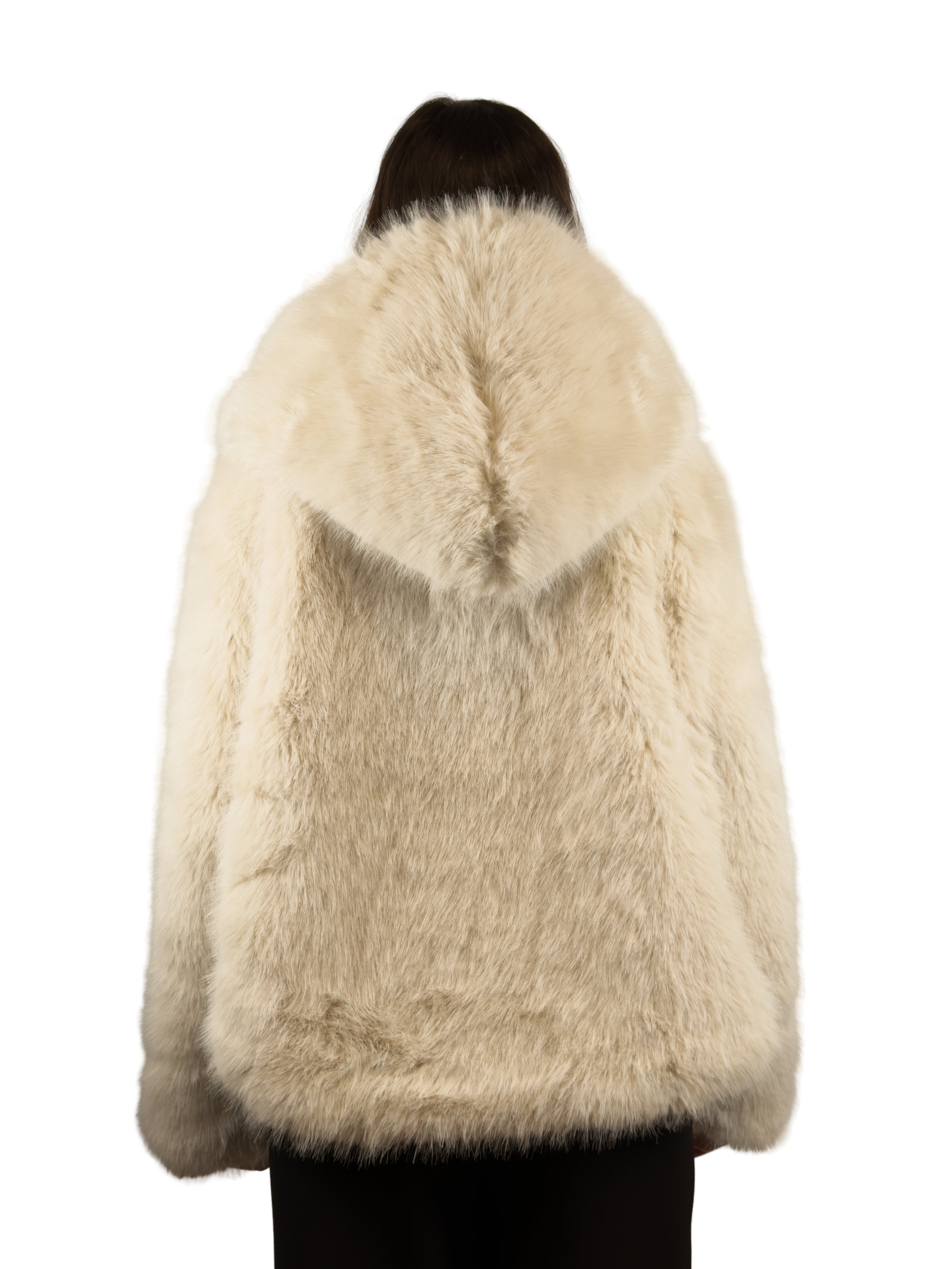 Eco pelliccia con cappuccio - PE2605