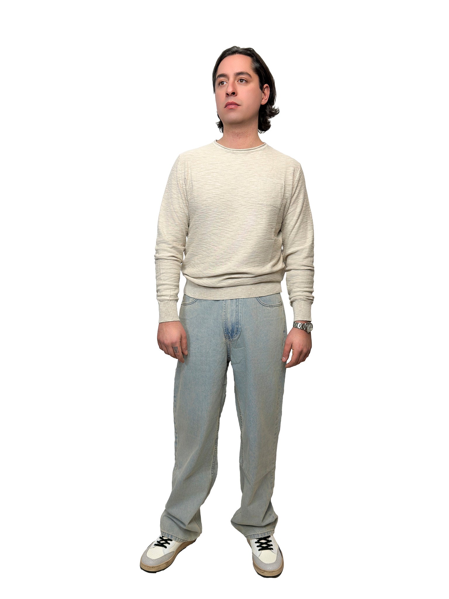 Maglia in cotone fiammato - UMA2602