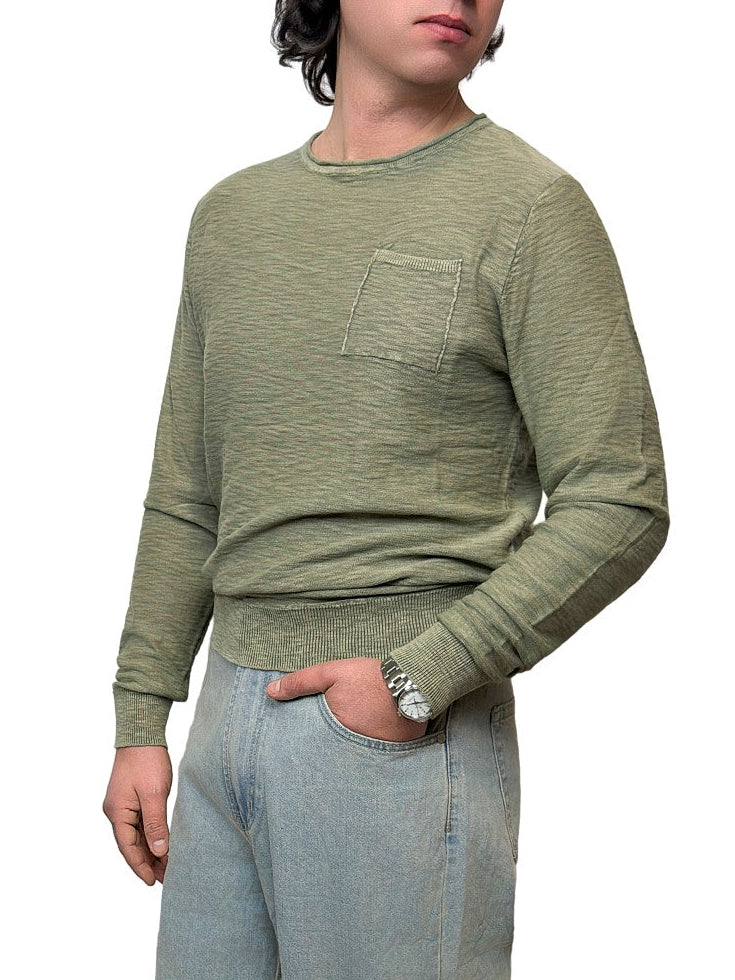 Maglia in cotone fiammato - UMA2602