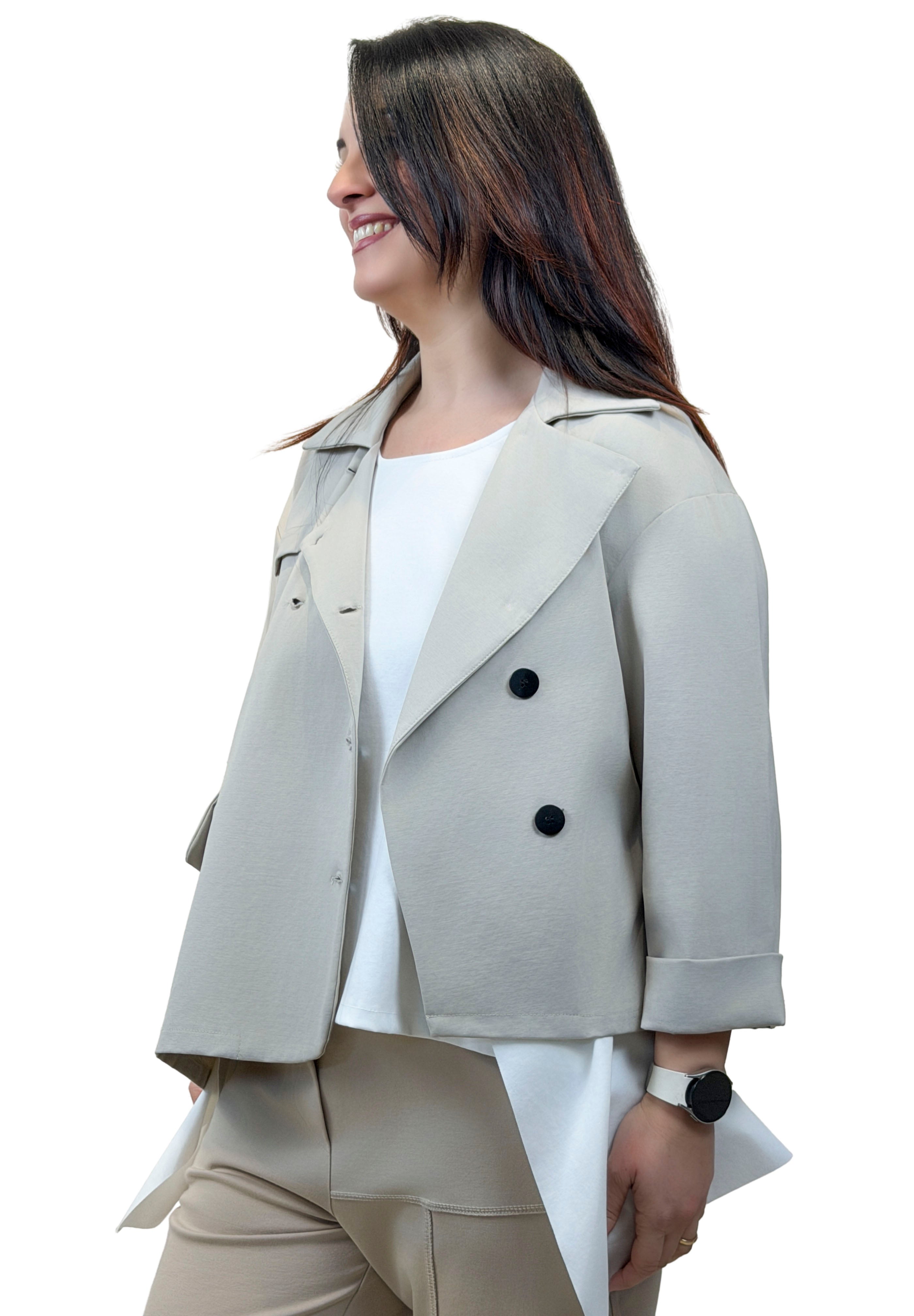 Giacca asimmetrica doppio petto - GI2622