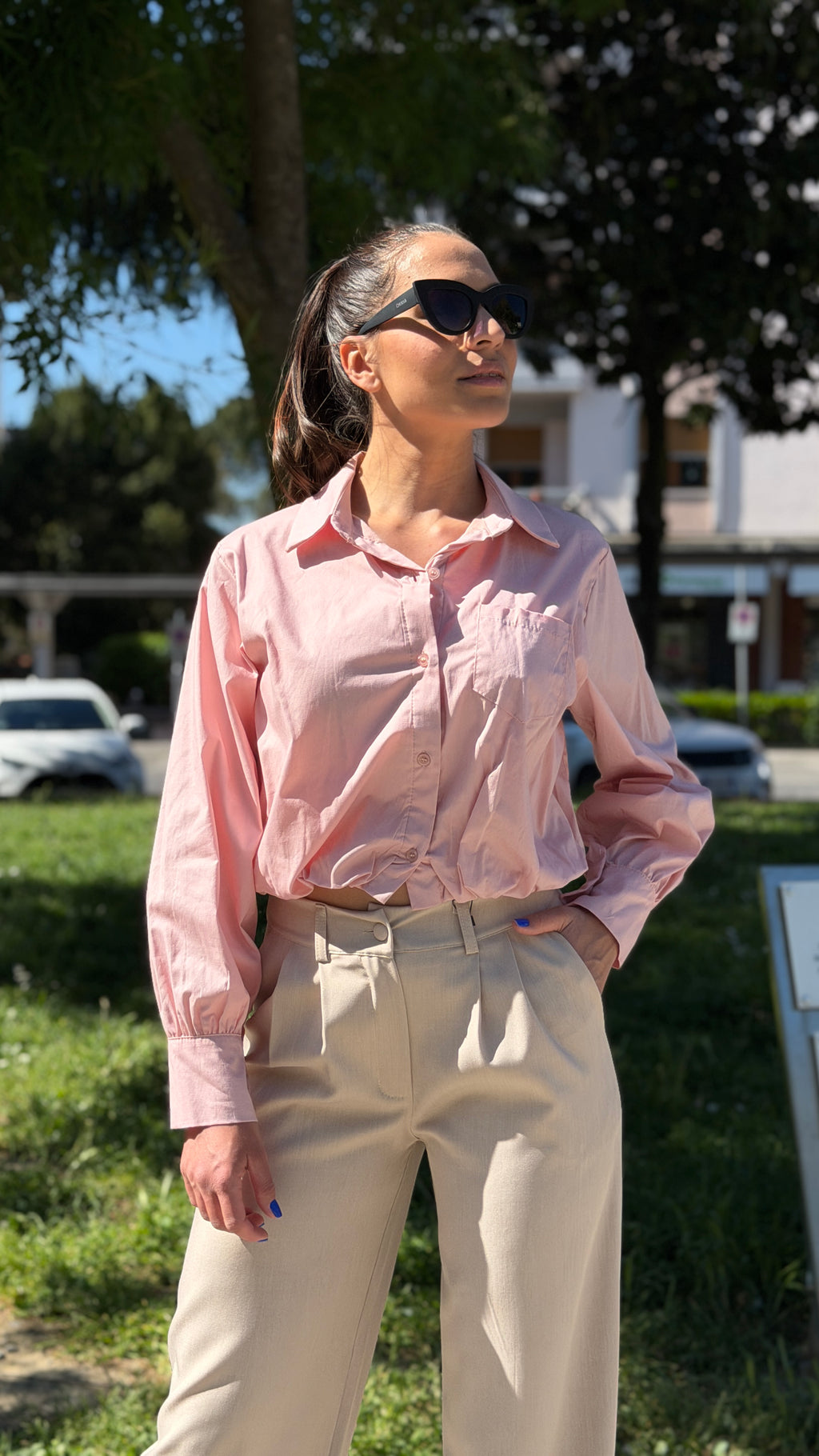 Camicia crop - CM2653