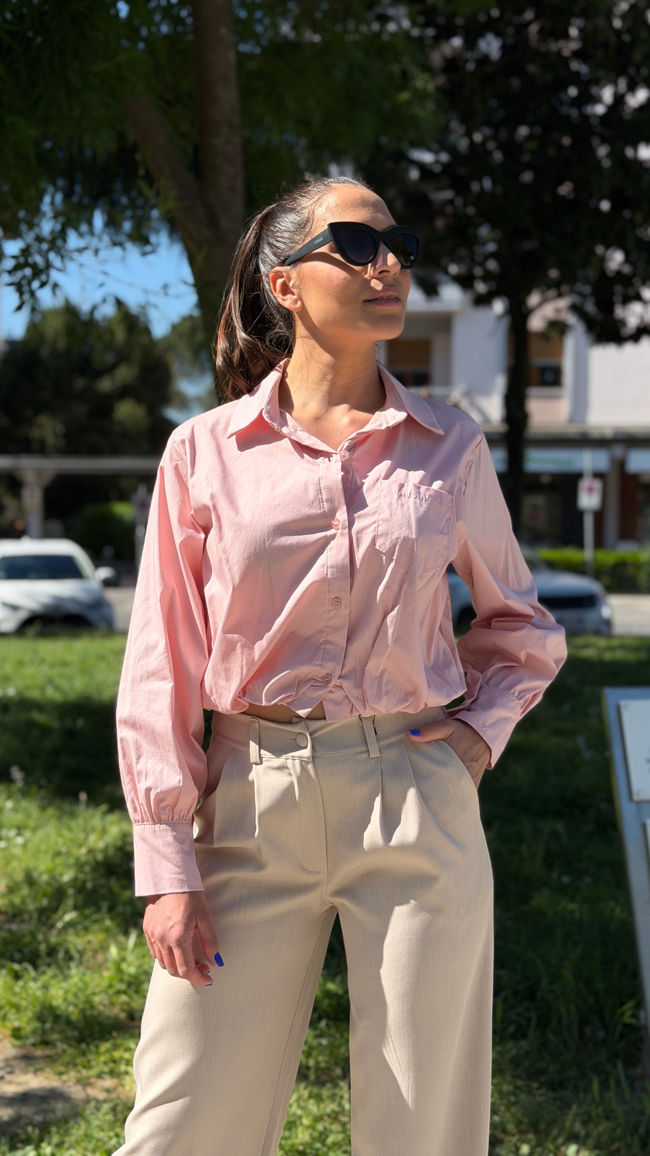 Camicia crop - CM2653