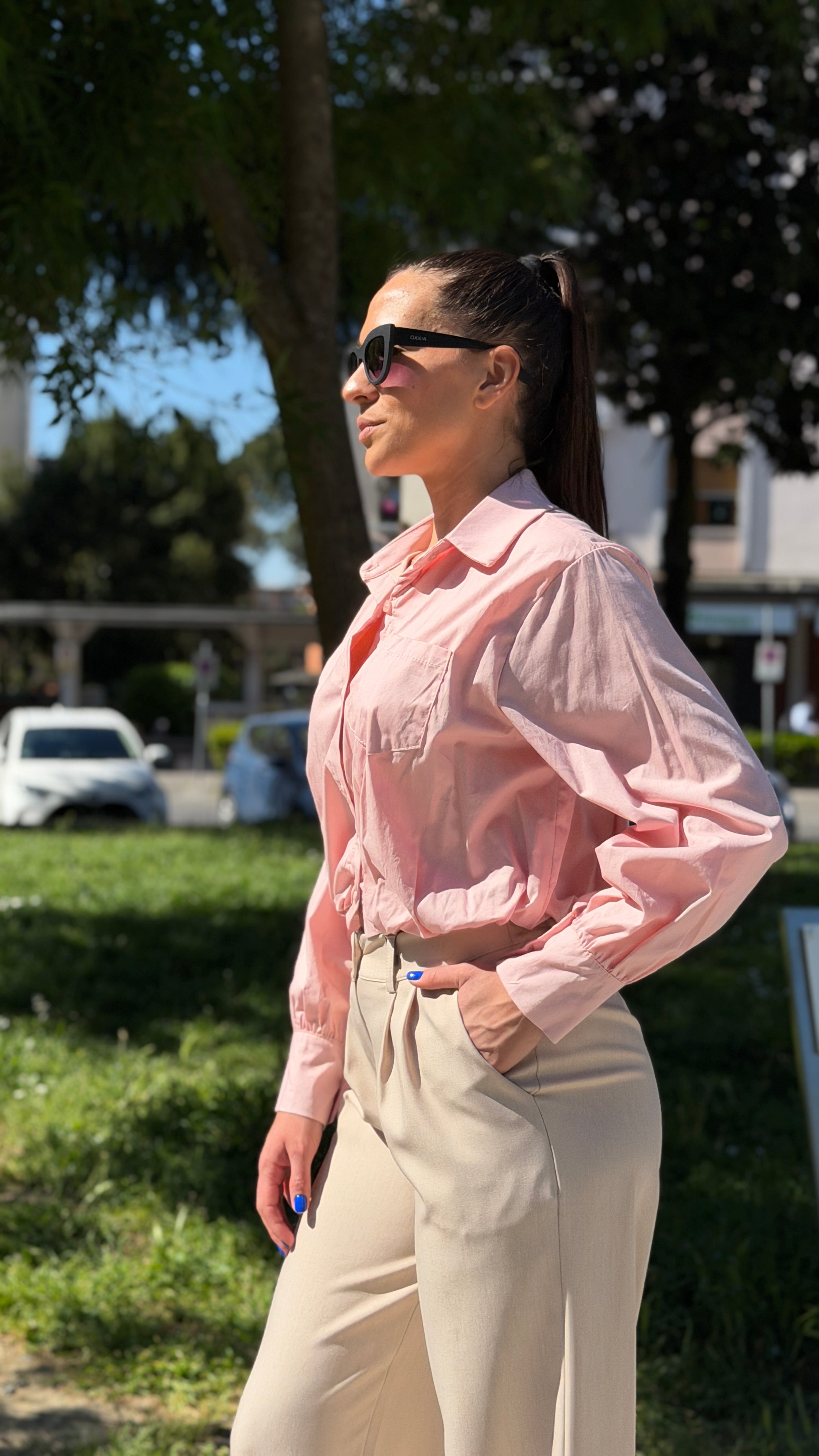Camicia crop - CM2653