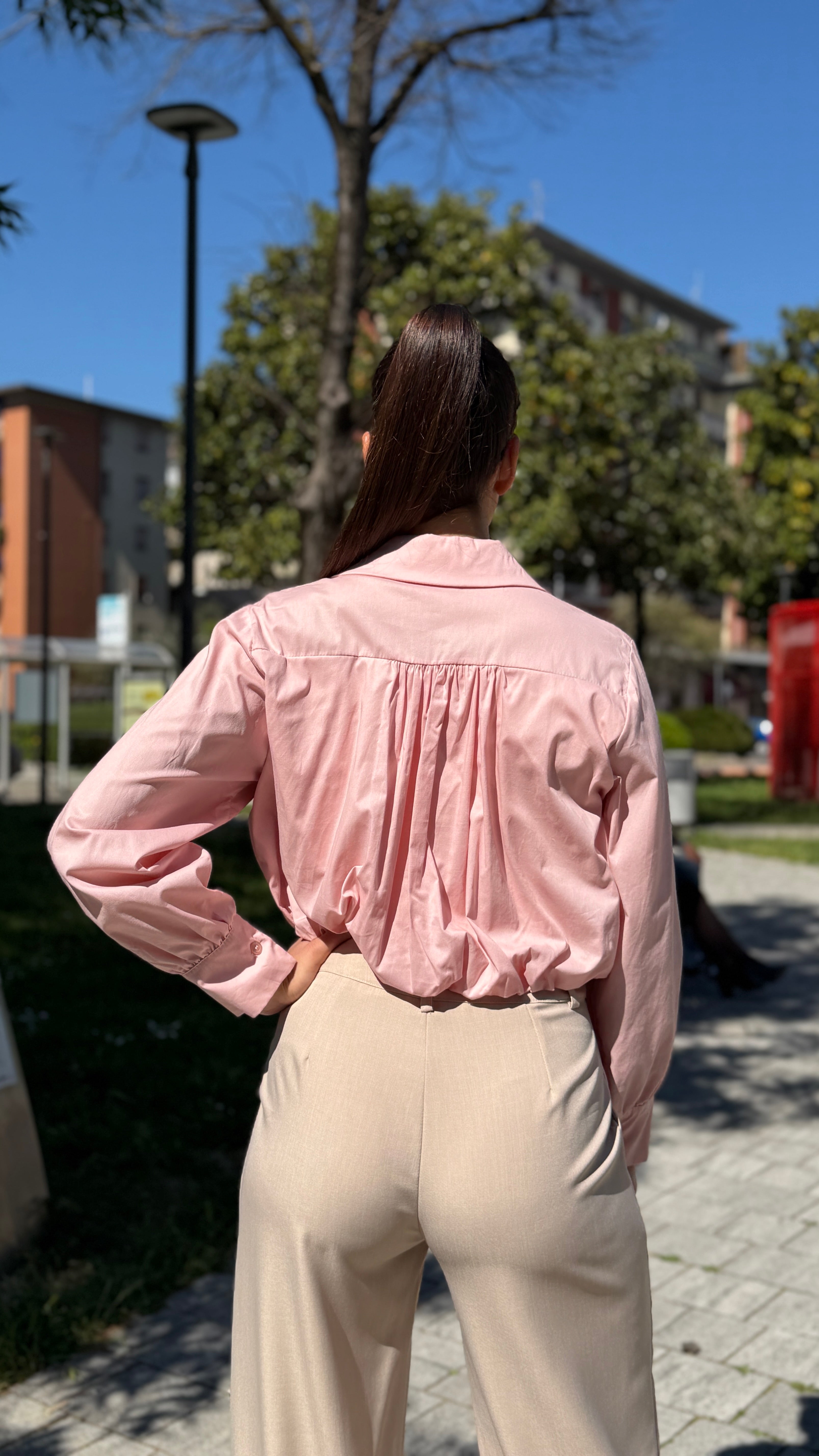 Camicia crop - CM2653