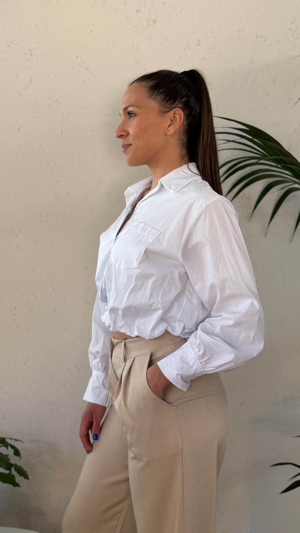 Camicia crop - CM2653