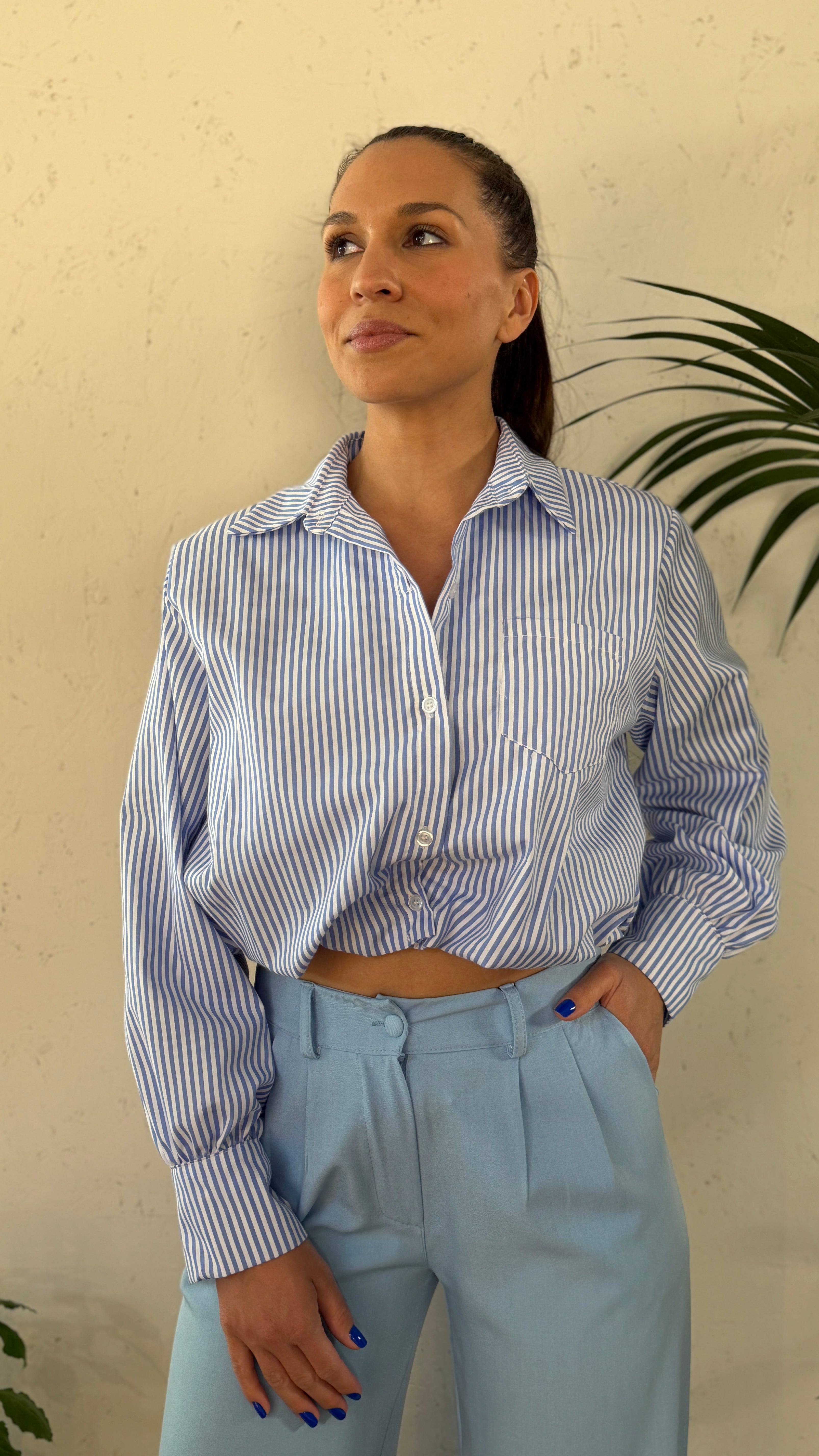 Camicia crop - CM2653