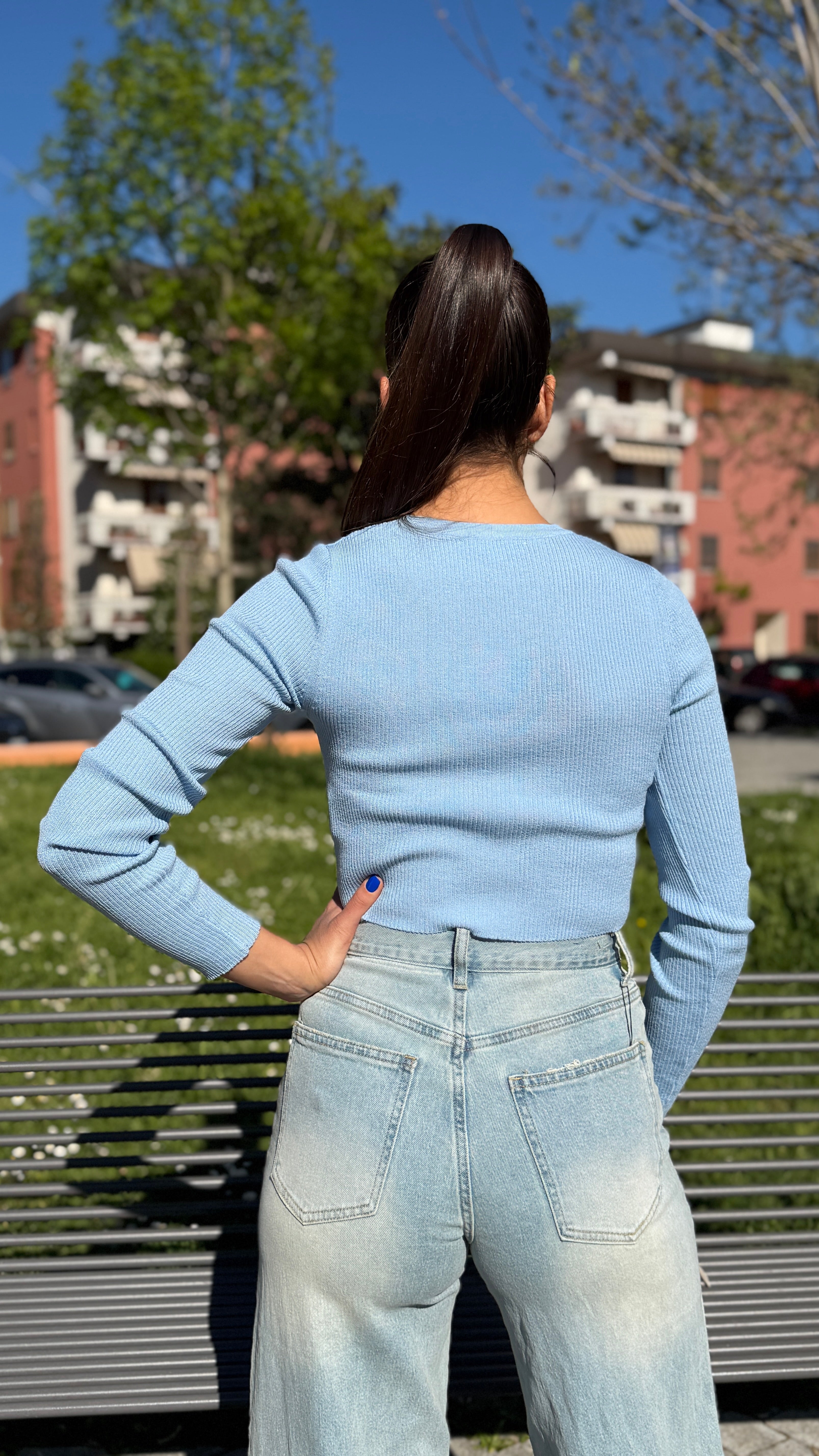 Maglia crop - MA2625