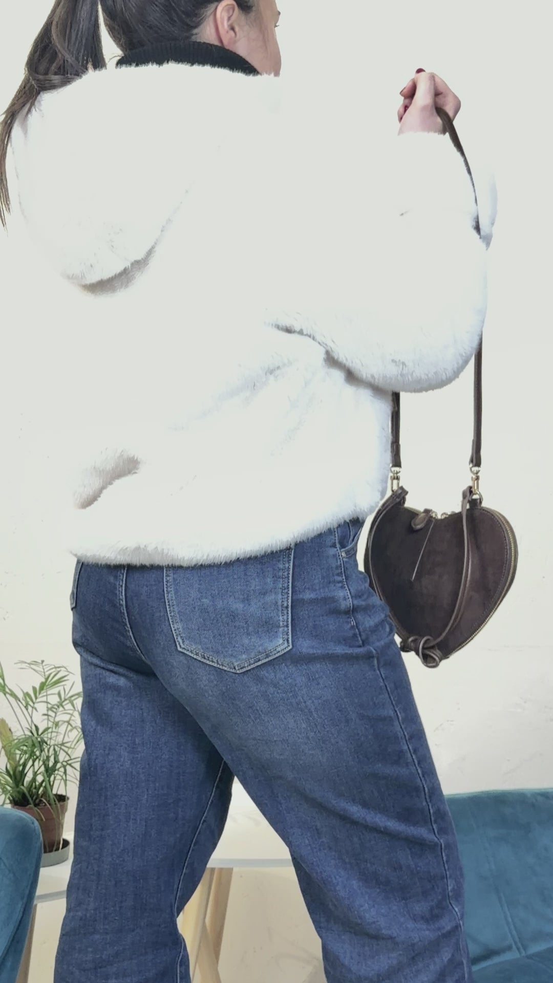 Borsa cuore borchiata - BS2602