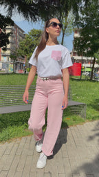 Jeans baloon rosa - JS2622